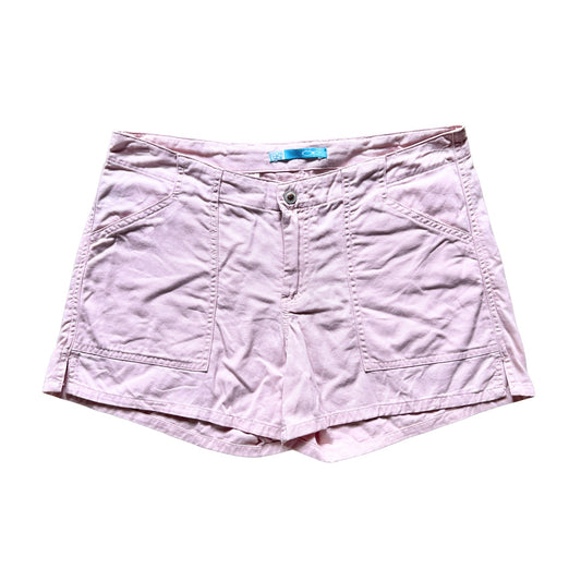 Vtg Y2K Op Pink Denim Shorts 9 Beachy Surf Coconut Girl Summer Festival Classic