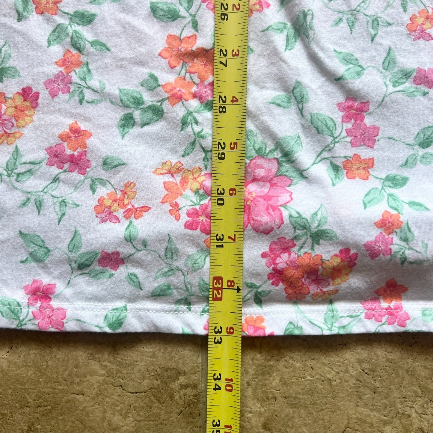 Aria Womens Nightgown Dress Size S Multi-color Floral Lace