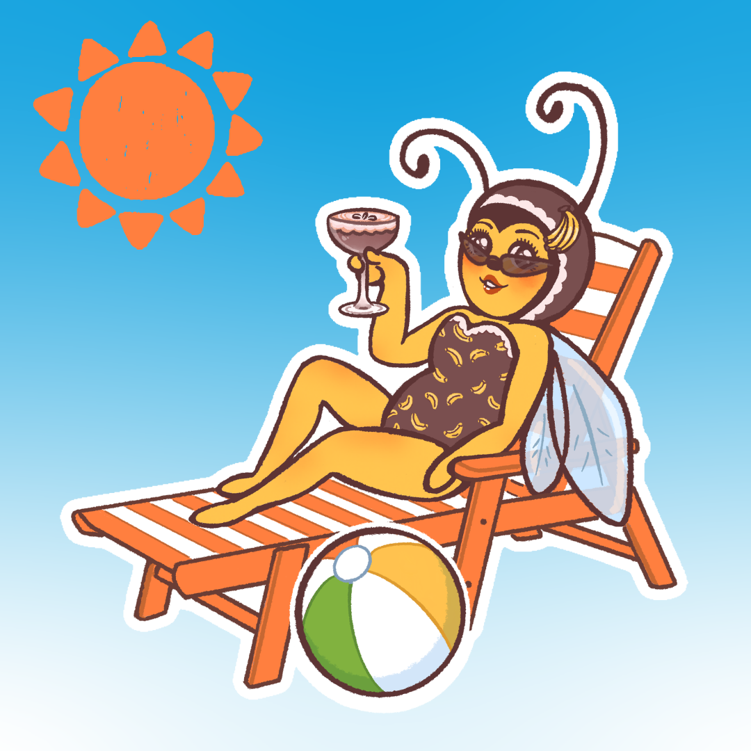 Chocolate Banana Espresso Sticker