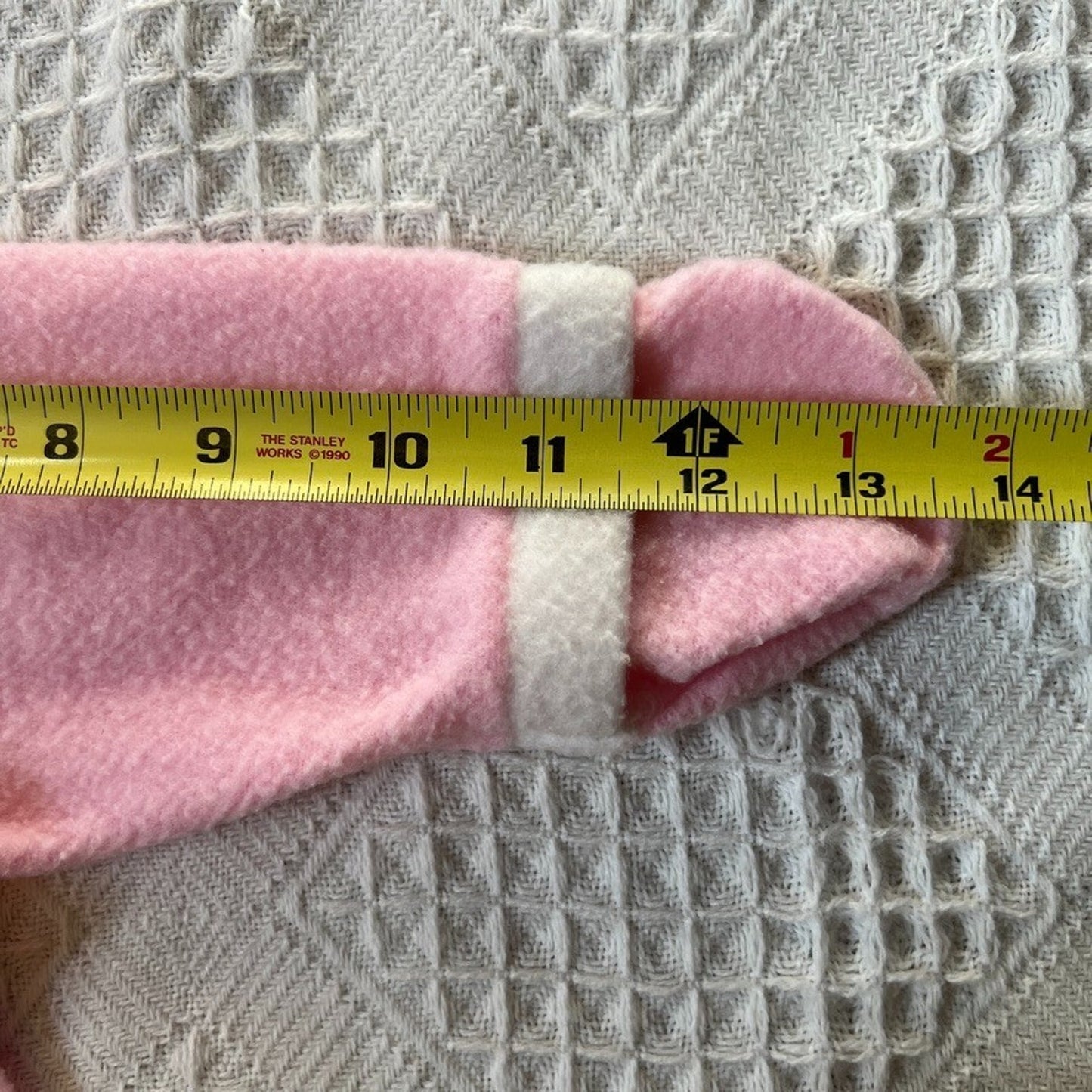 Vtg 80s Carter's Fleece Footed Romper Pink Embroidered Turtle Cottage Kitschy