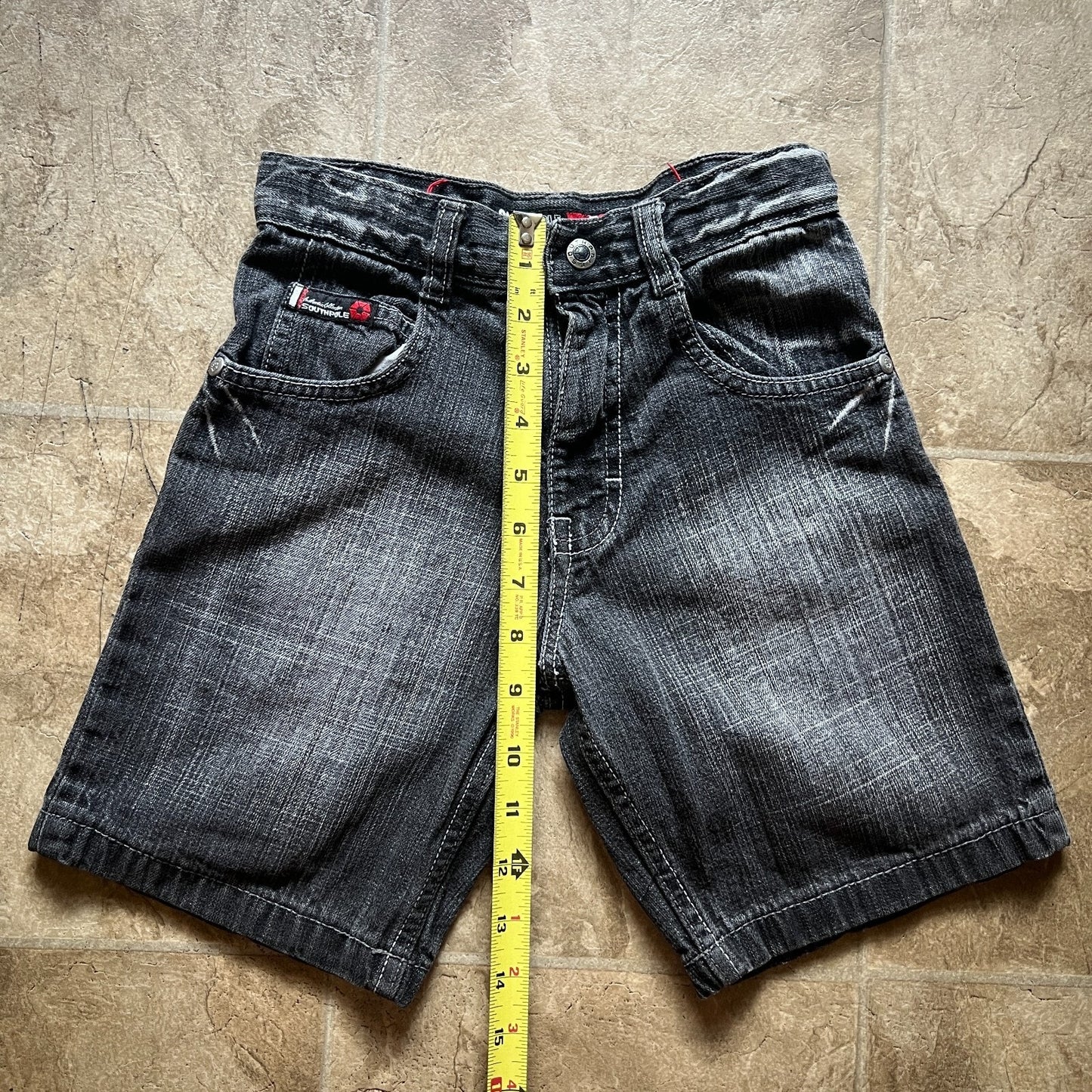 Vintage Y2K Southpole Boys Denim Shorts Jorts 5/6 Baggy