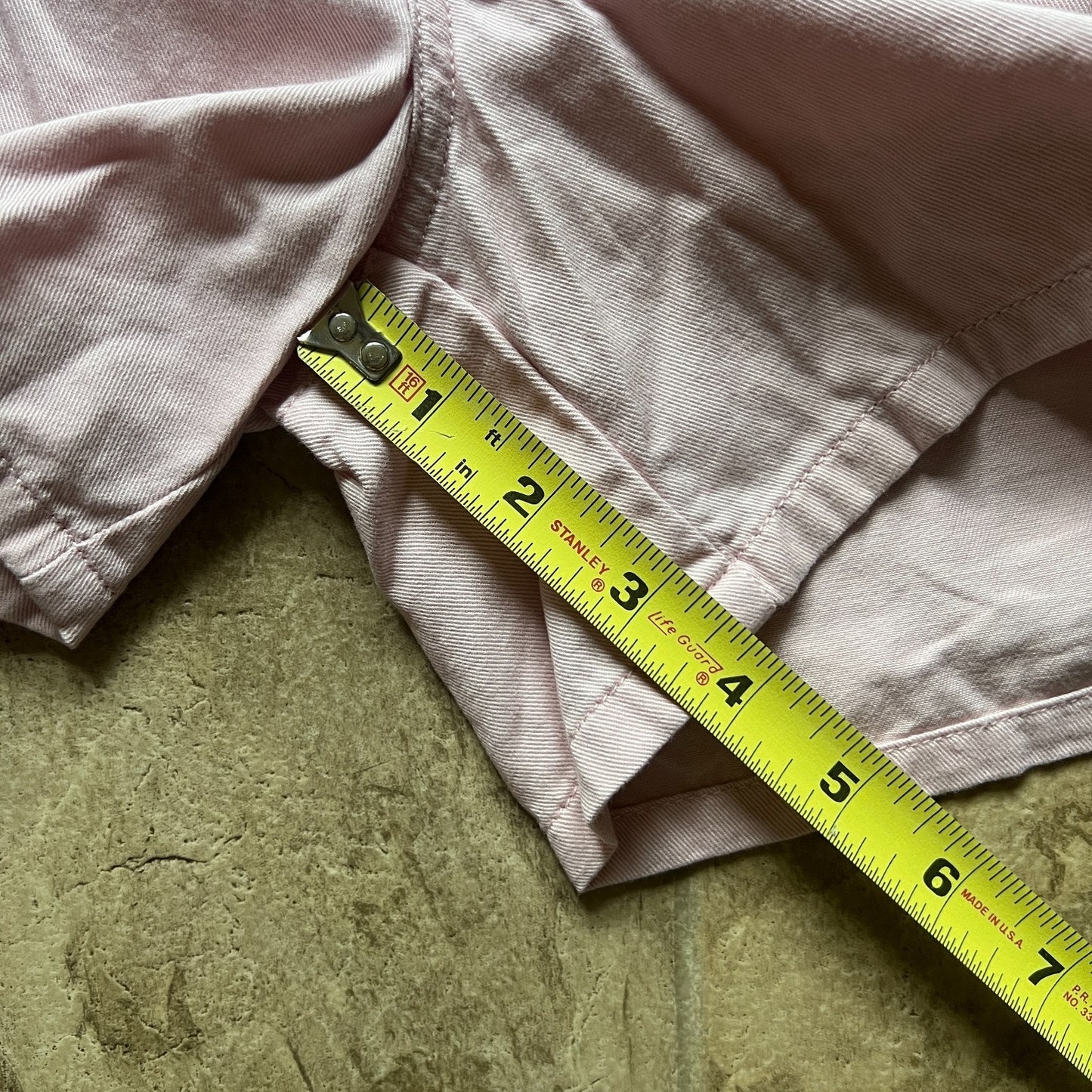 Vtg Y2K Op Pink Denim Shorts 9 Beachy Surf Coconut Girl Summer Festival Classic