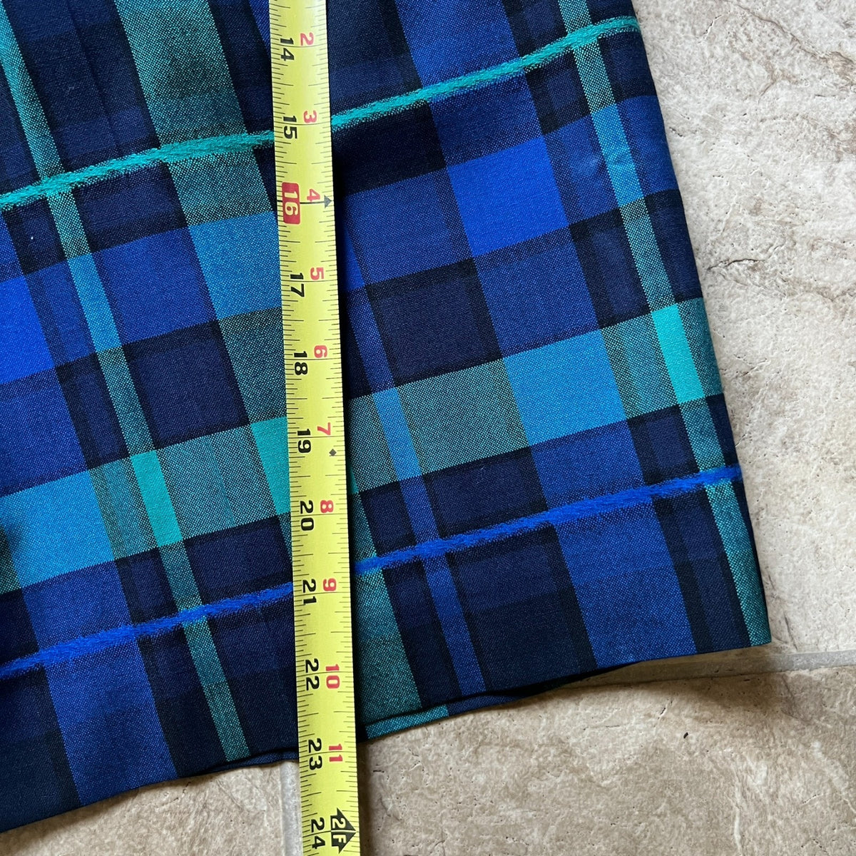 Vtg 70s Quisett Cove Tartan Plaid Wool Shorts Preppy Academia Collegiate Classic