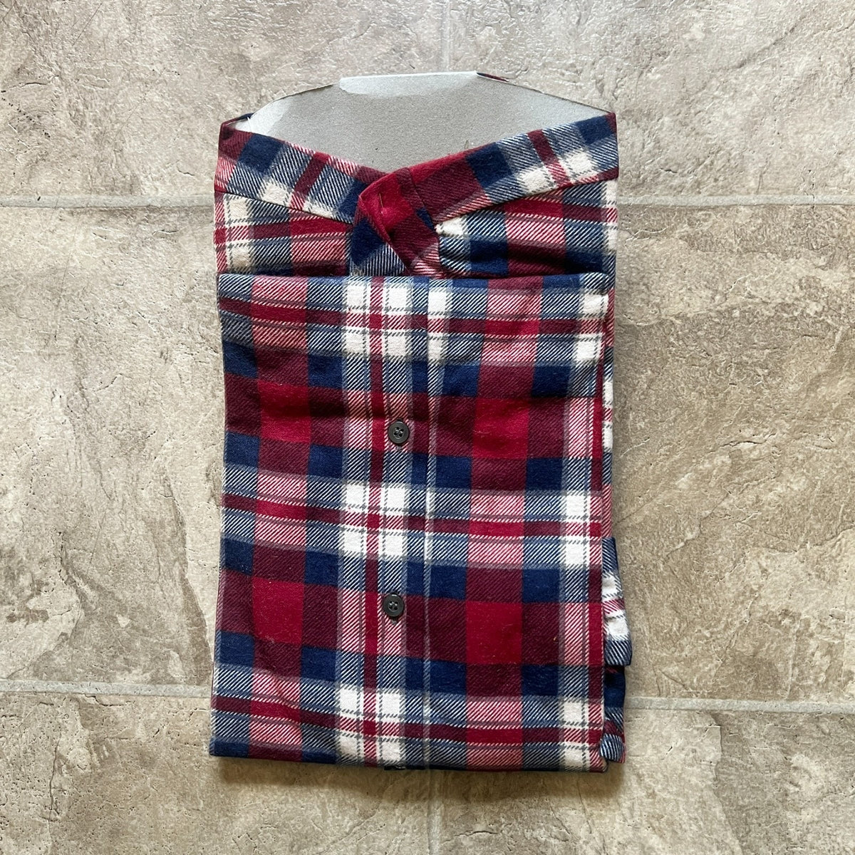 Vintage 60s Pelham Flannel Shirt Boys 14 Plaid Flannel Deadstock Autumn Classic