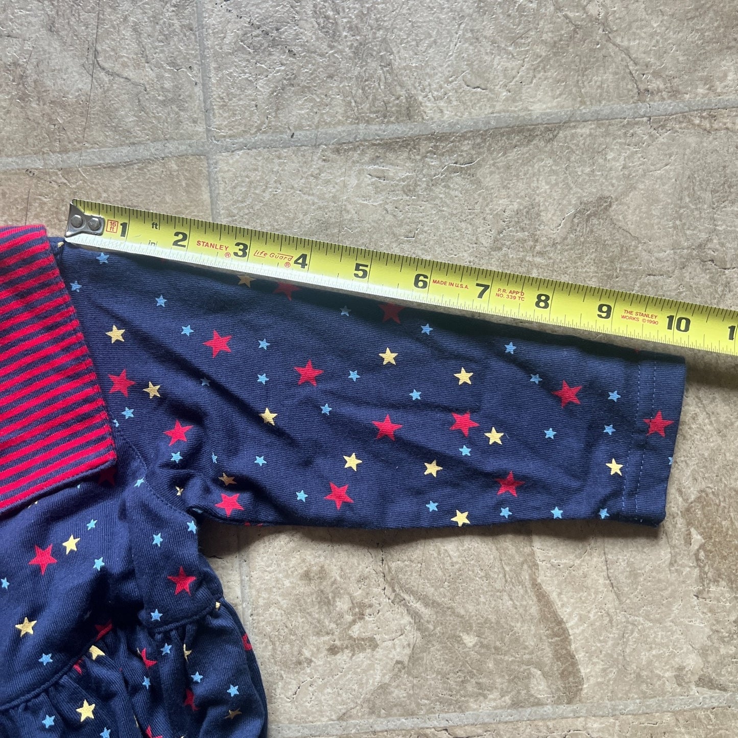 Vtg Y2K Tommy Hilfiger Girls Dress 12/18 Months Patriotic Americana 4th of July