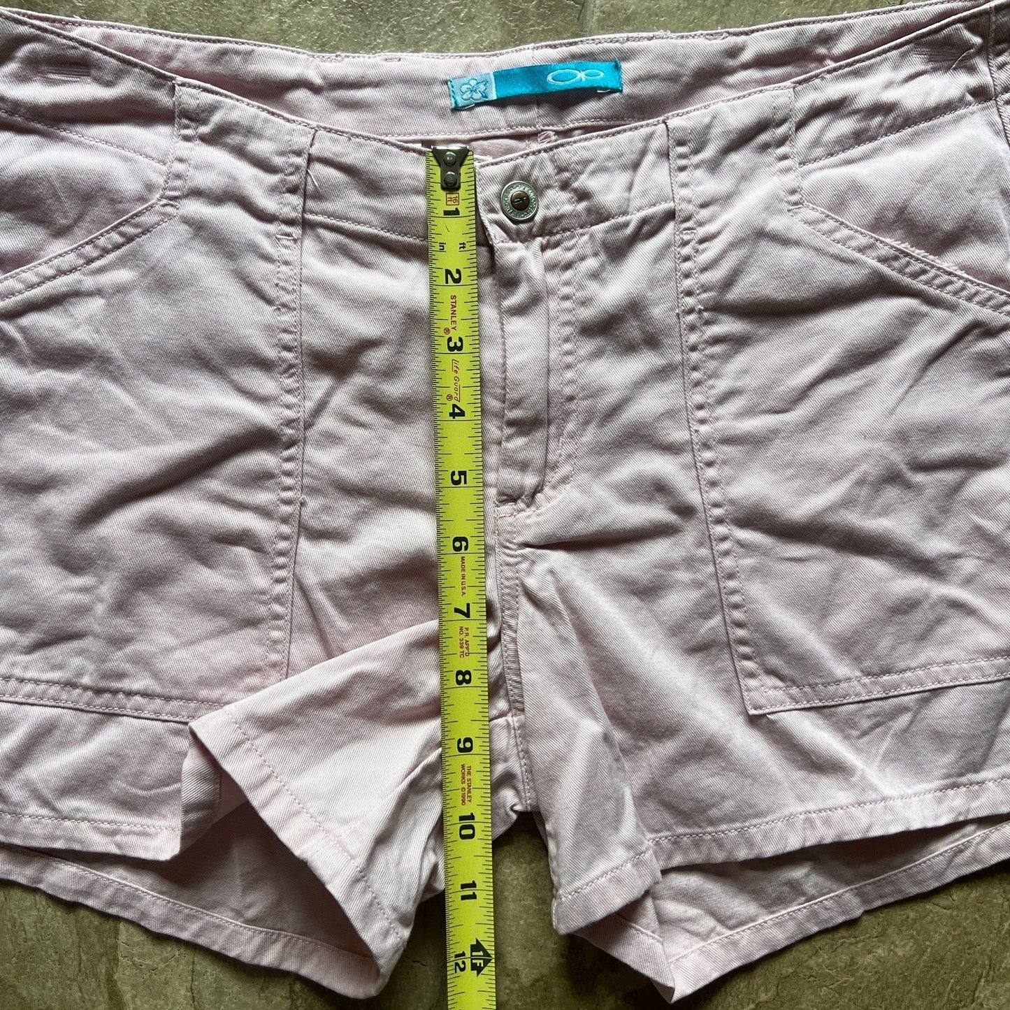 Vtg Y2K Op Pink Denim Shorts 9 Beachy Surf Coconut Girl Summer Festival Classic