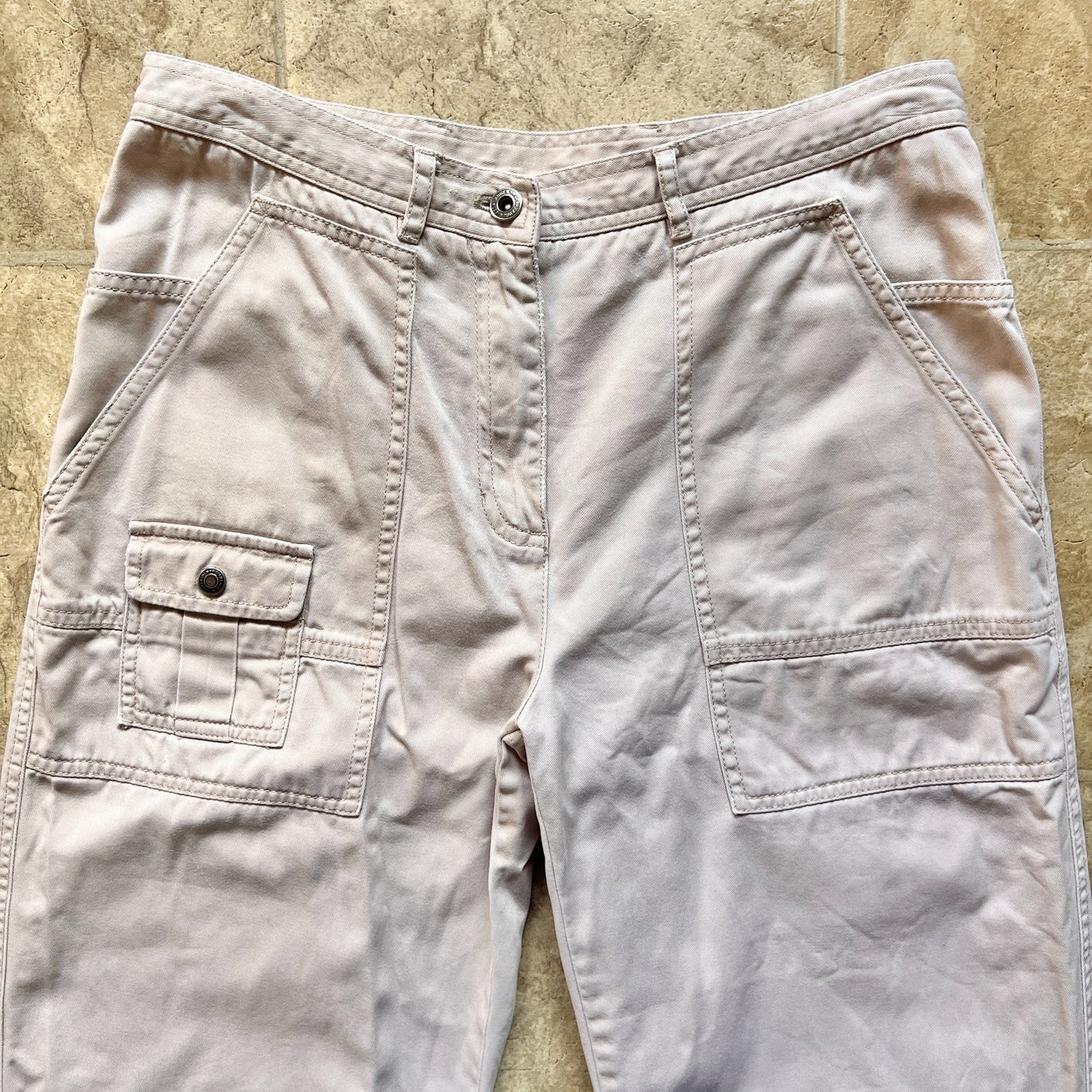 Vtg 90s Lauren Ralph Lauren Cargo Pants 6 Outdoor Utility Classic Minimalist