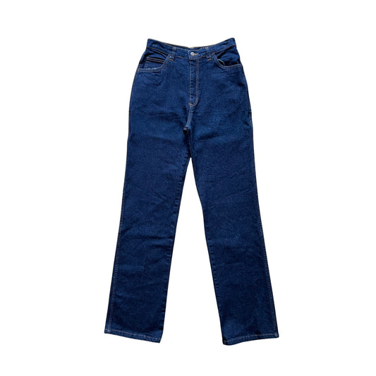 Vintage Womens Japanese Denim Jeans High Waisted Straight Leg Classic Western