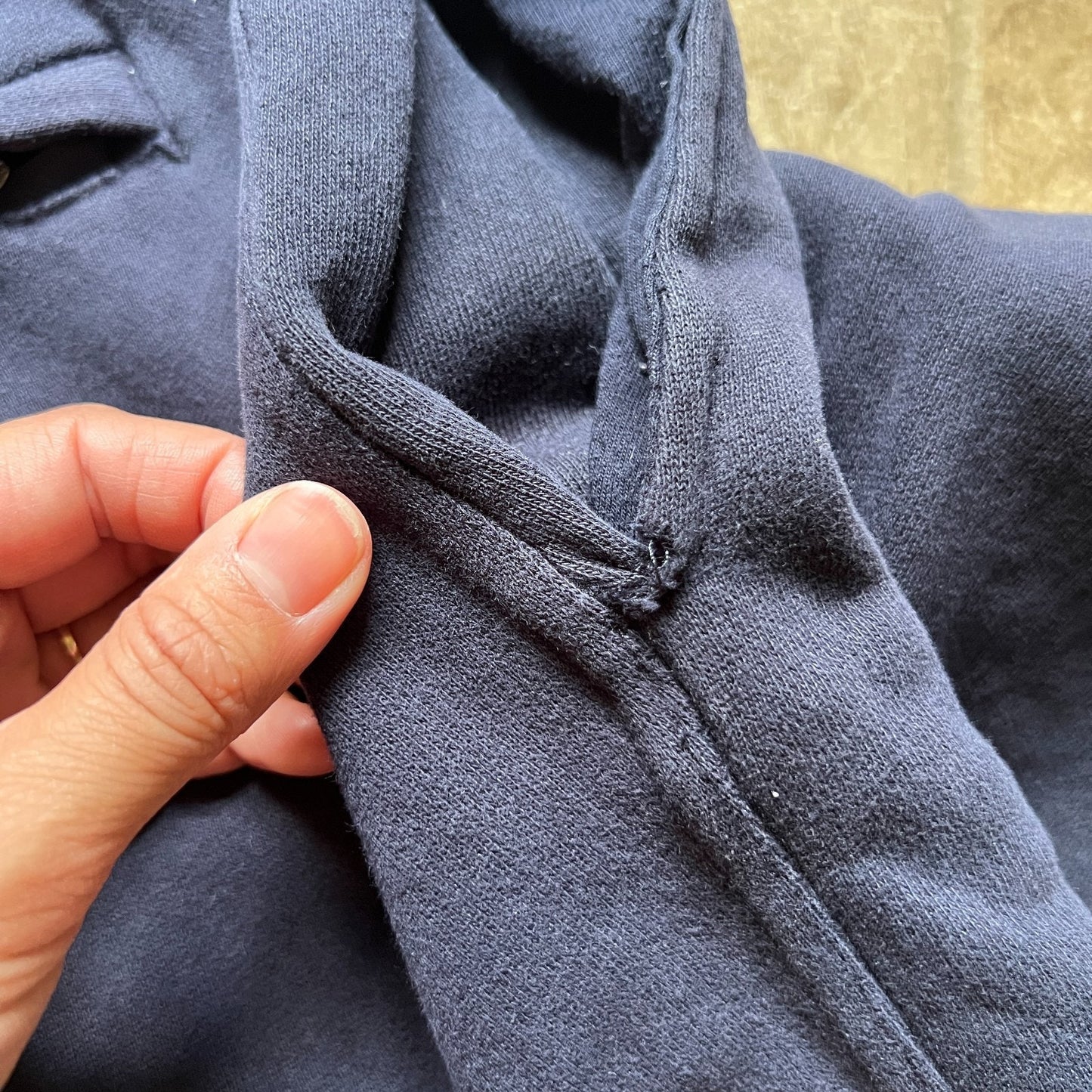 Vintage Y2K FILA Mens Jogger Sweatpants M Navy Logo Athleisure Sporty Loungewear
