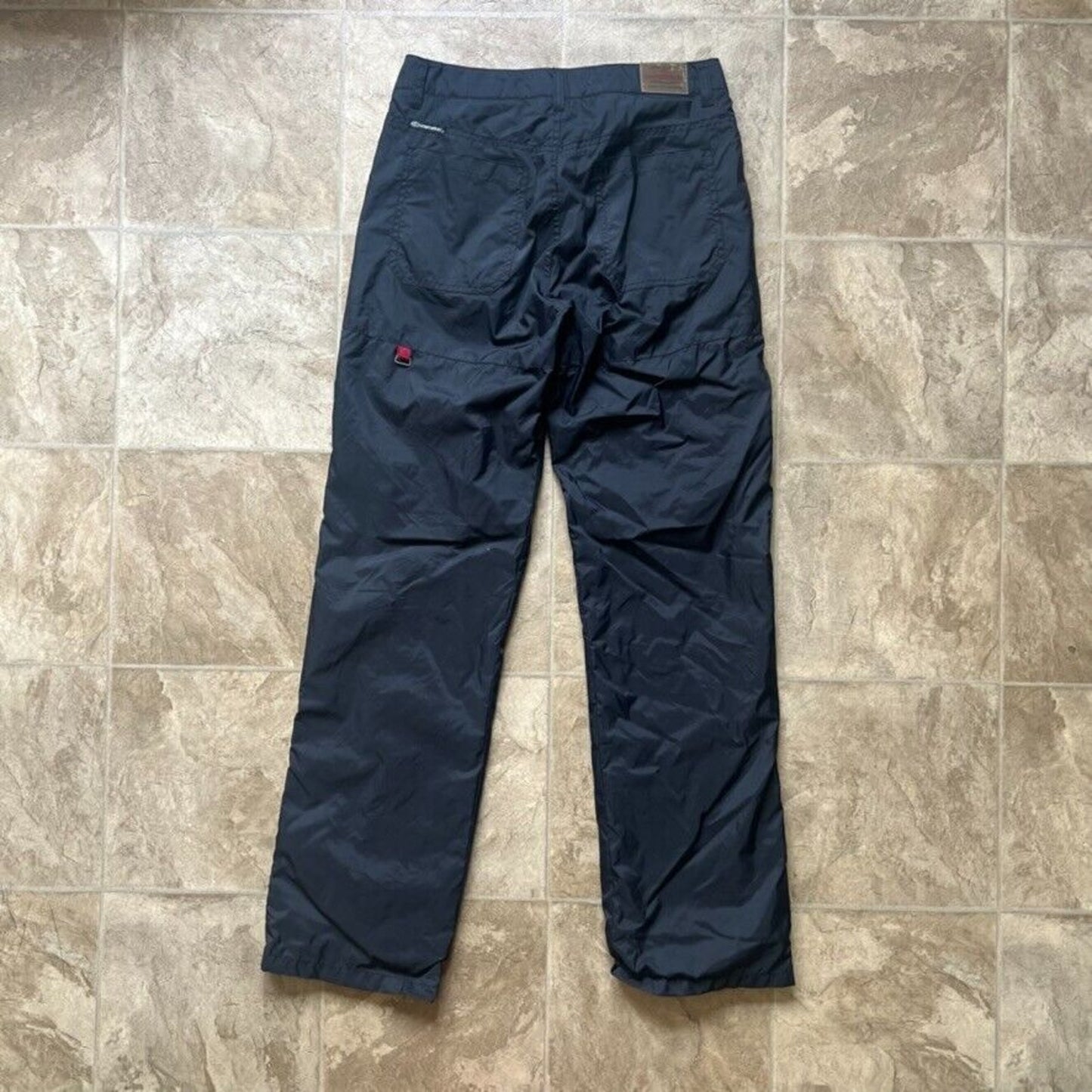 Vtg Y2K Union Bay Womens Snow Ski Pants Black Insulated Gorpcore Grunge Outdoors