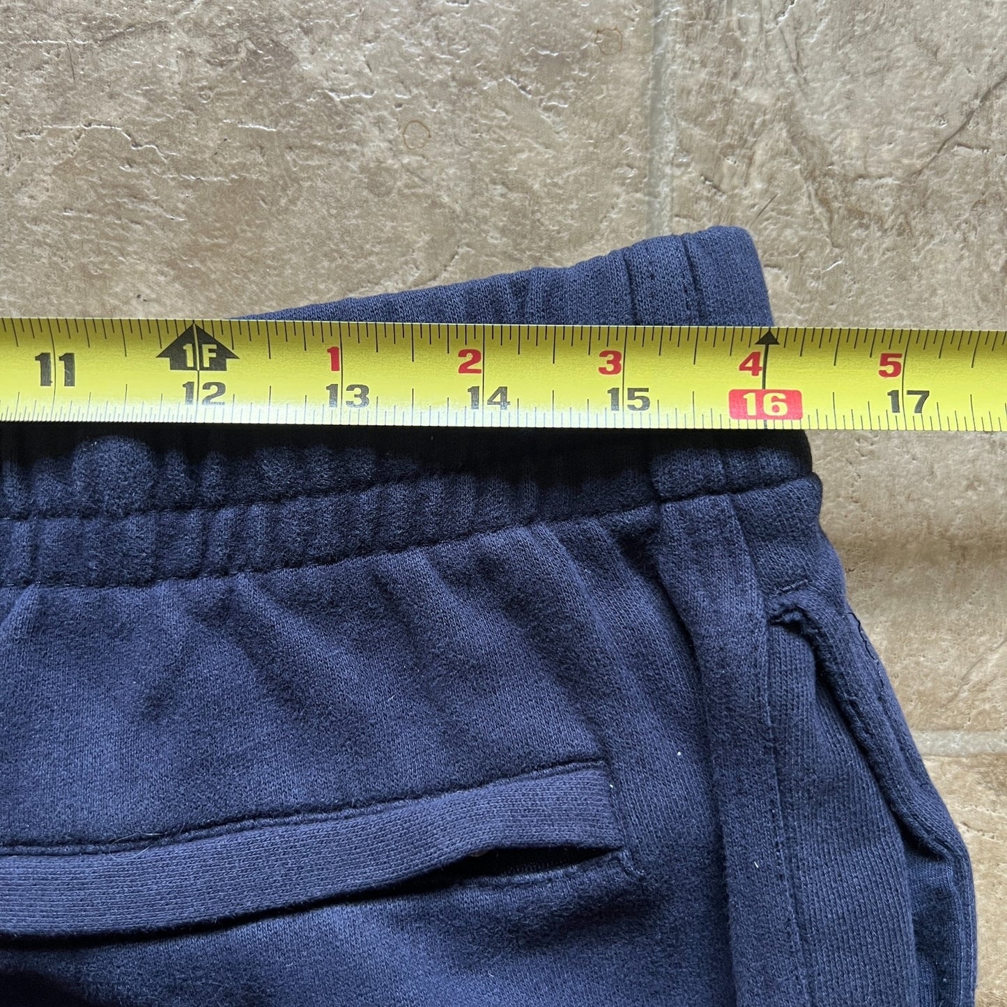 Vintage Y2K FILA Mens Jogger Sweatpants M Navy Logo Athleisure Sporty Loungewear