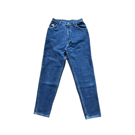 Vintage 90s Wrangler Womens Mom Jeans Size 12 x 32 High Waisted Straight Leg