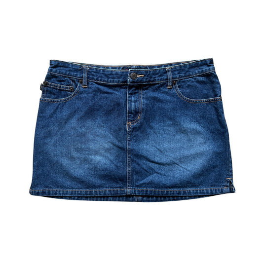 Vintage Y2k Aeropostale Denim Mini Skirt 9/10 Festival Indie Baddie Classic Boho