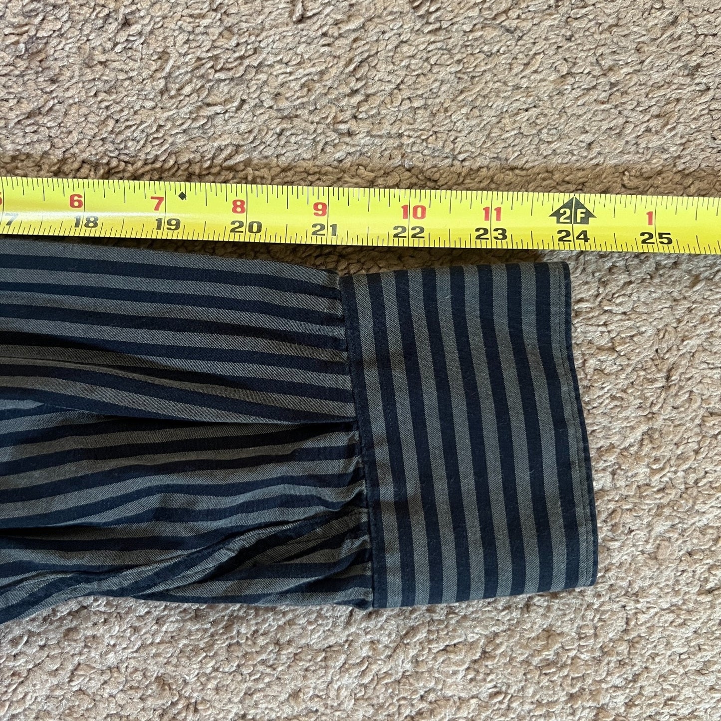 Vintage Y2K Claiborne Mens Striped Button-down L Goth Punk Steampunk Alternative