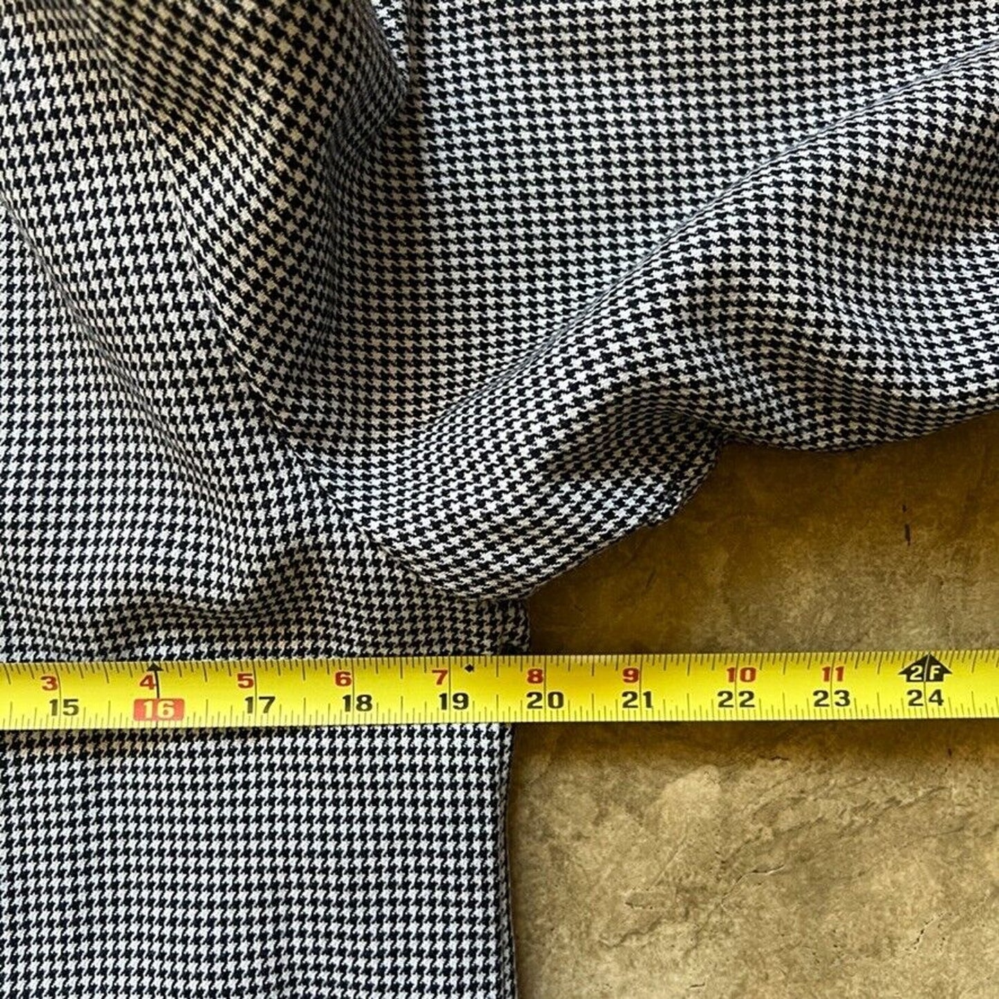Vtg Womens Houndstooth Blazer 10 Office Corpcore Career Workwear Classic Preppy