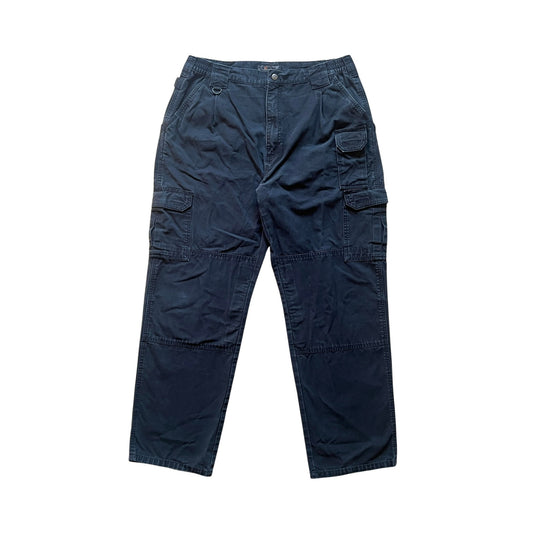5.11 Tactical Mens Cargo Pants Size 36 x 32 Black Straight Leg Baggy Utility Workwear Grunge