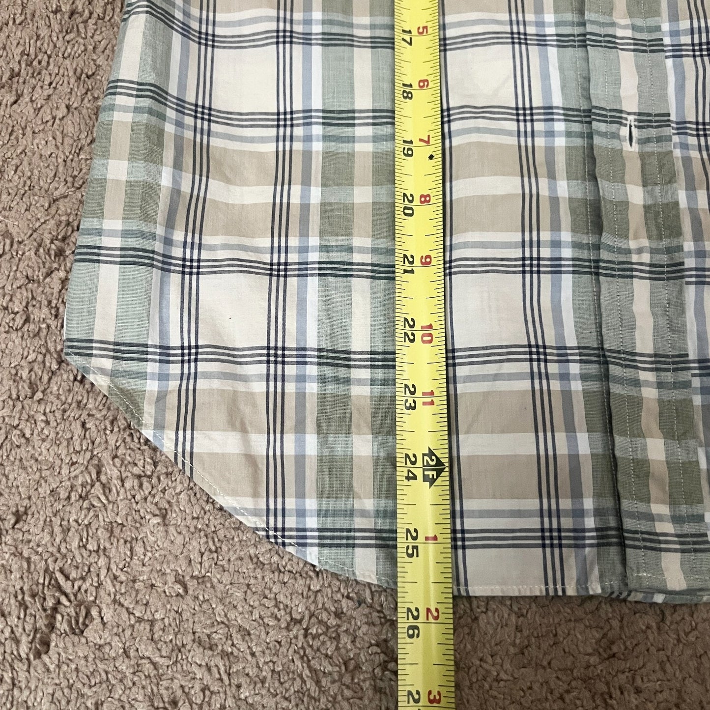 Vtg 90s Plaid Button-down 4 Peter Pan Collar Western Farmhouse Preppy Classic
