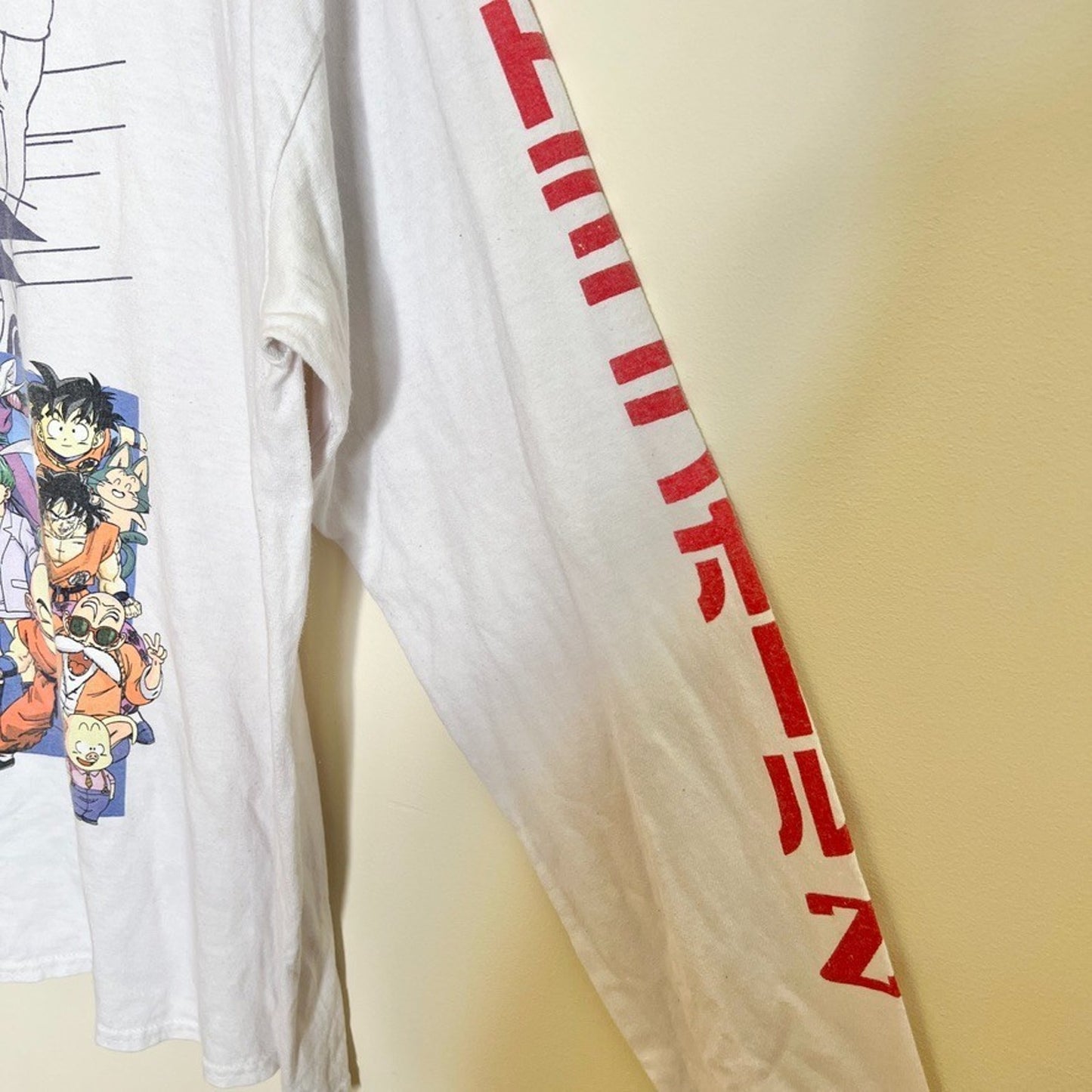 Dragon Ball Z Goku Mens Long Sleeve L Multi-color Graphic Print Anime Nostalgic