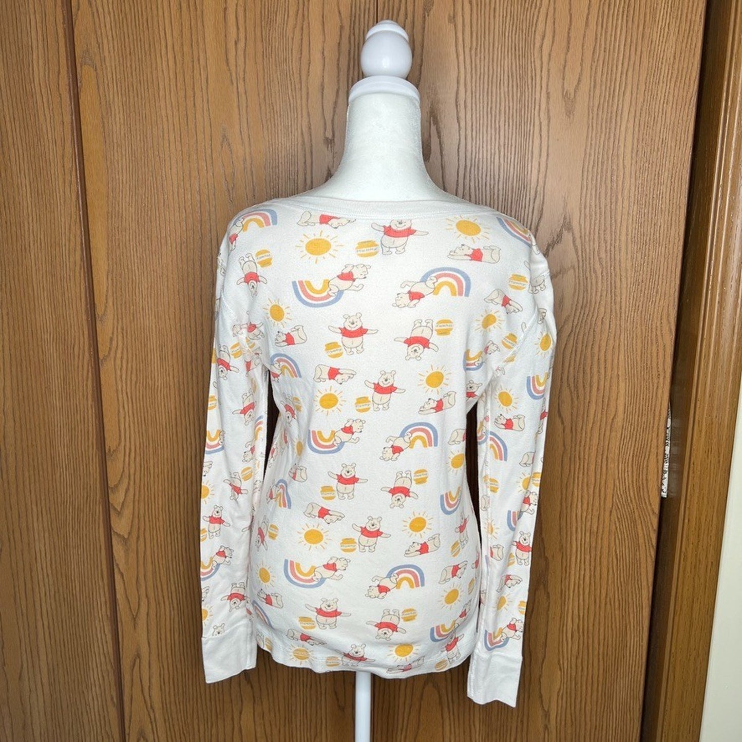 Hanna Andersson x Disney Winnie The Pooh Pajama Shirt S Organic Cotton Retro Fun