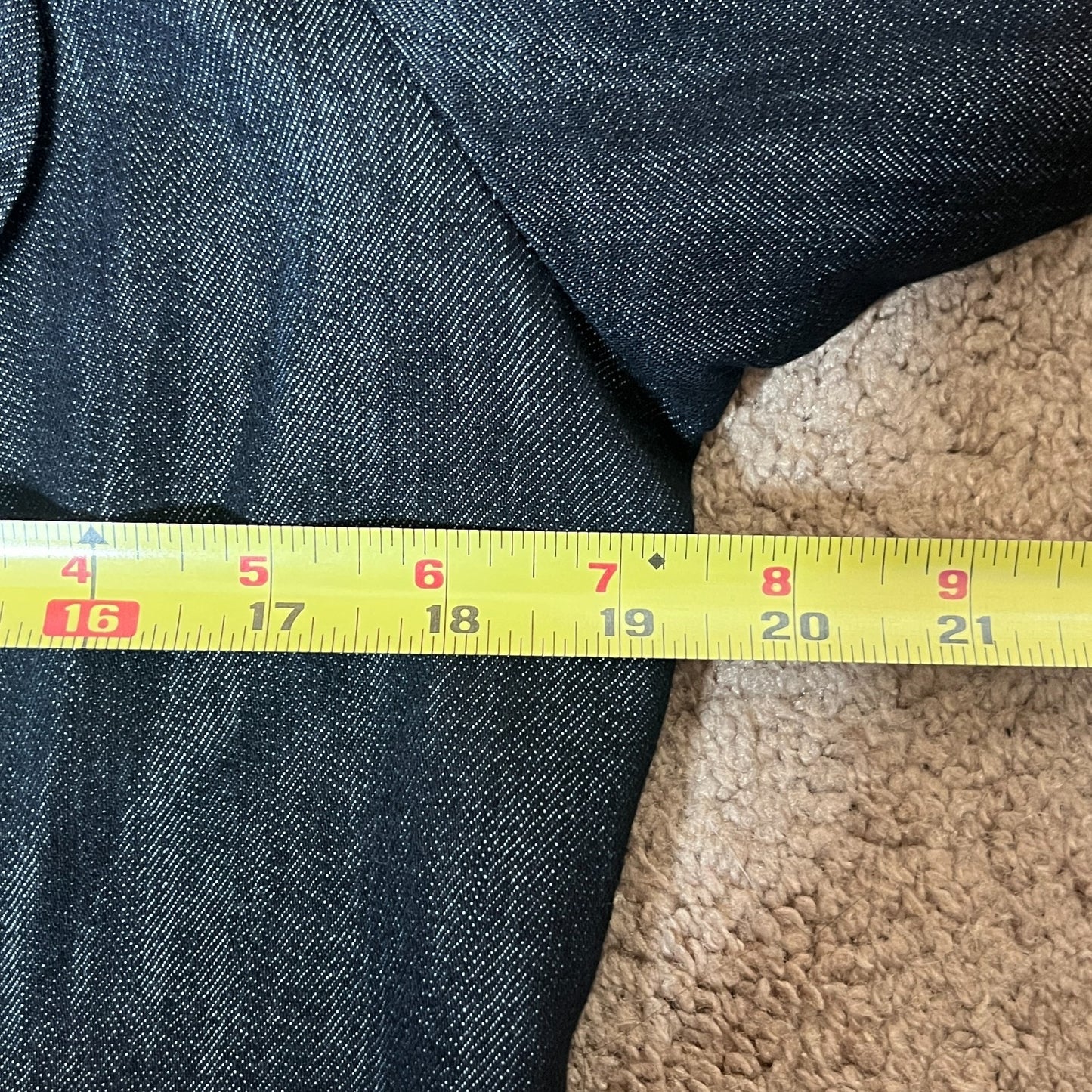 Vintage Y2K Baccini Womens Denim Jacket Dark Wash Ruffle Collar Structured Baddie Grunge Classic Timeless