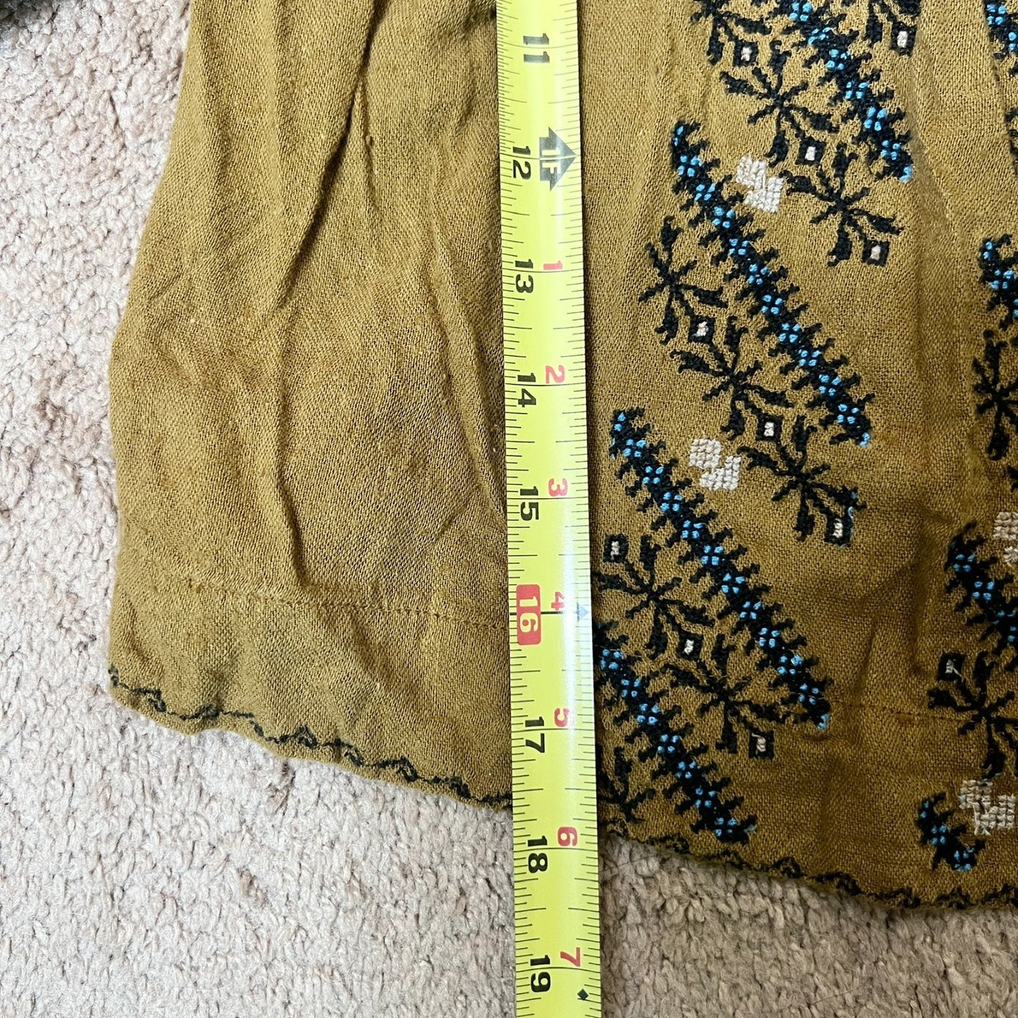 Free People All I Need Off the Shoulder Top Boho Peasant Hippie Tribal Western