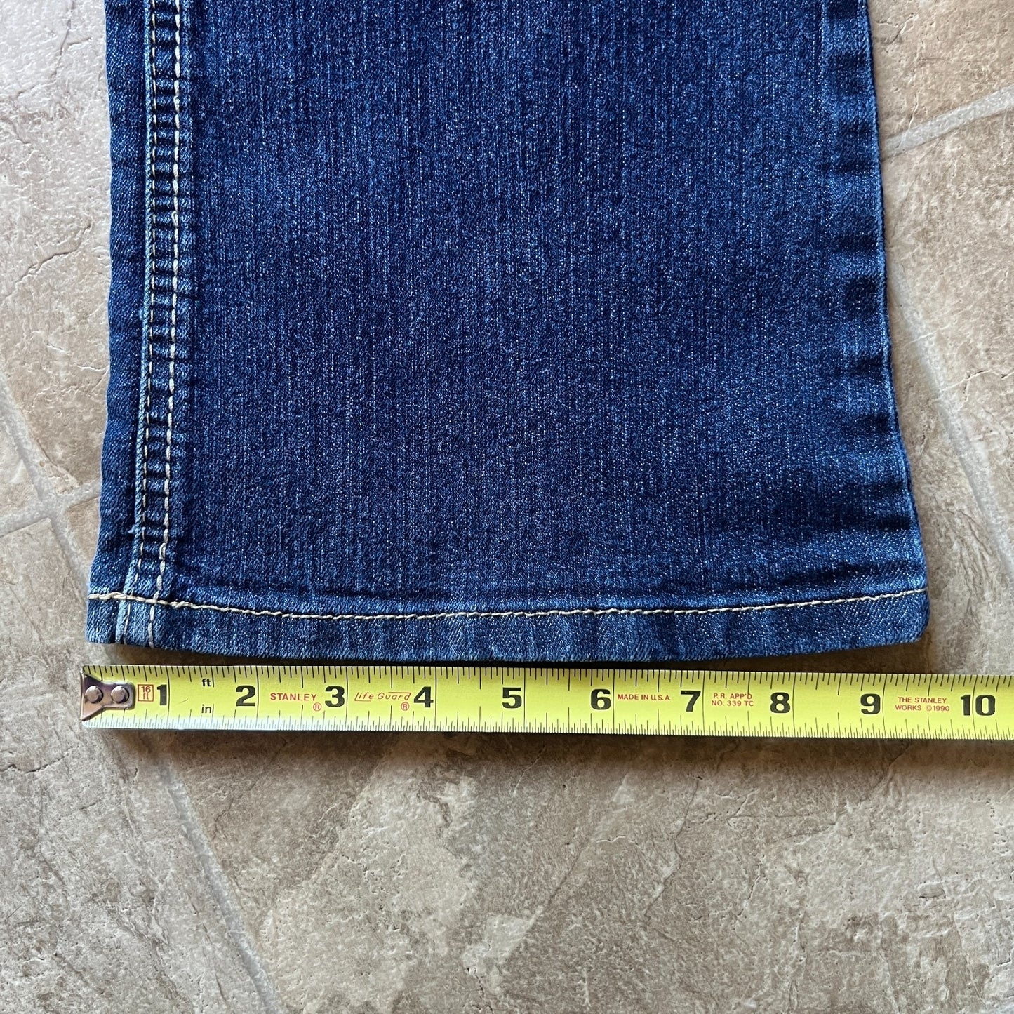 Vtg Y2K L.E.I. Womens Sophia Hipster Flare Jeans Size 5 Short Baddie Boho Hippie