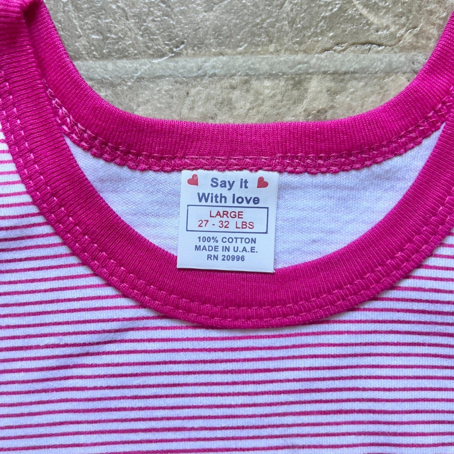 Vtg Deadstock Y2K Bermuda Destination Baby Dress L Pink Resort Vacation Summer