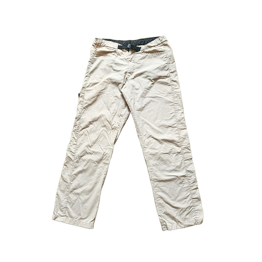 Prana Womens Breathe Pants Size M Tan Buckle Outdoor Hiking Camping