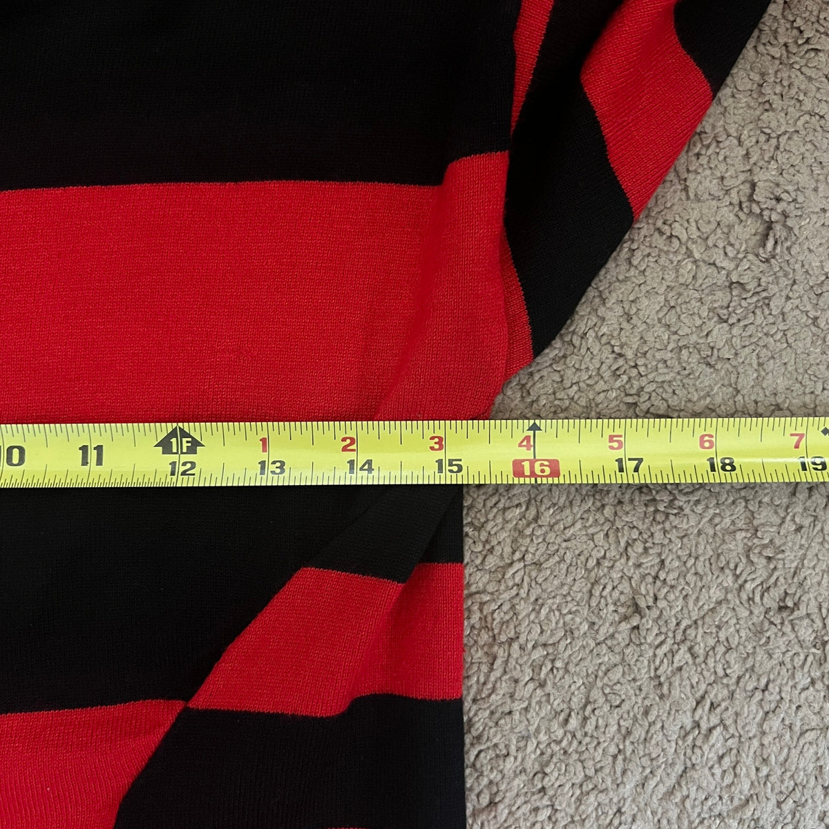 Vtg Y2K Say What Striped Sweater Dress Red Black Mall Goth Punk Grunge Halloween