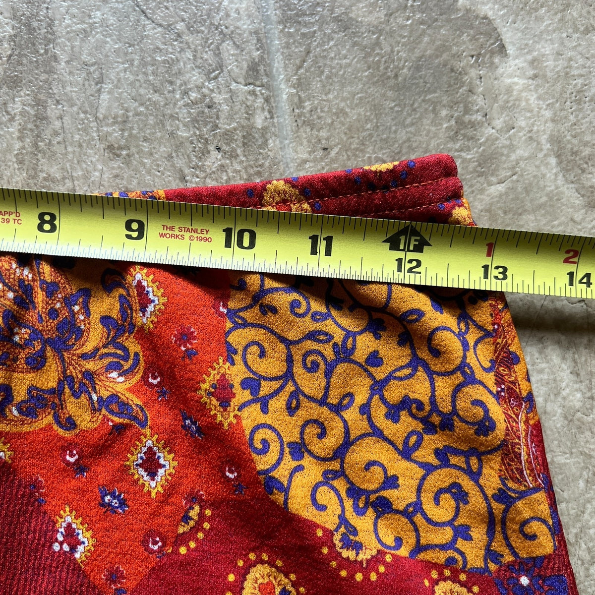 Vtg Y2K Mini Skirt S Multi-color Patchwork Boho Hippie Festival Whimsigoth Indie