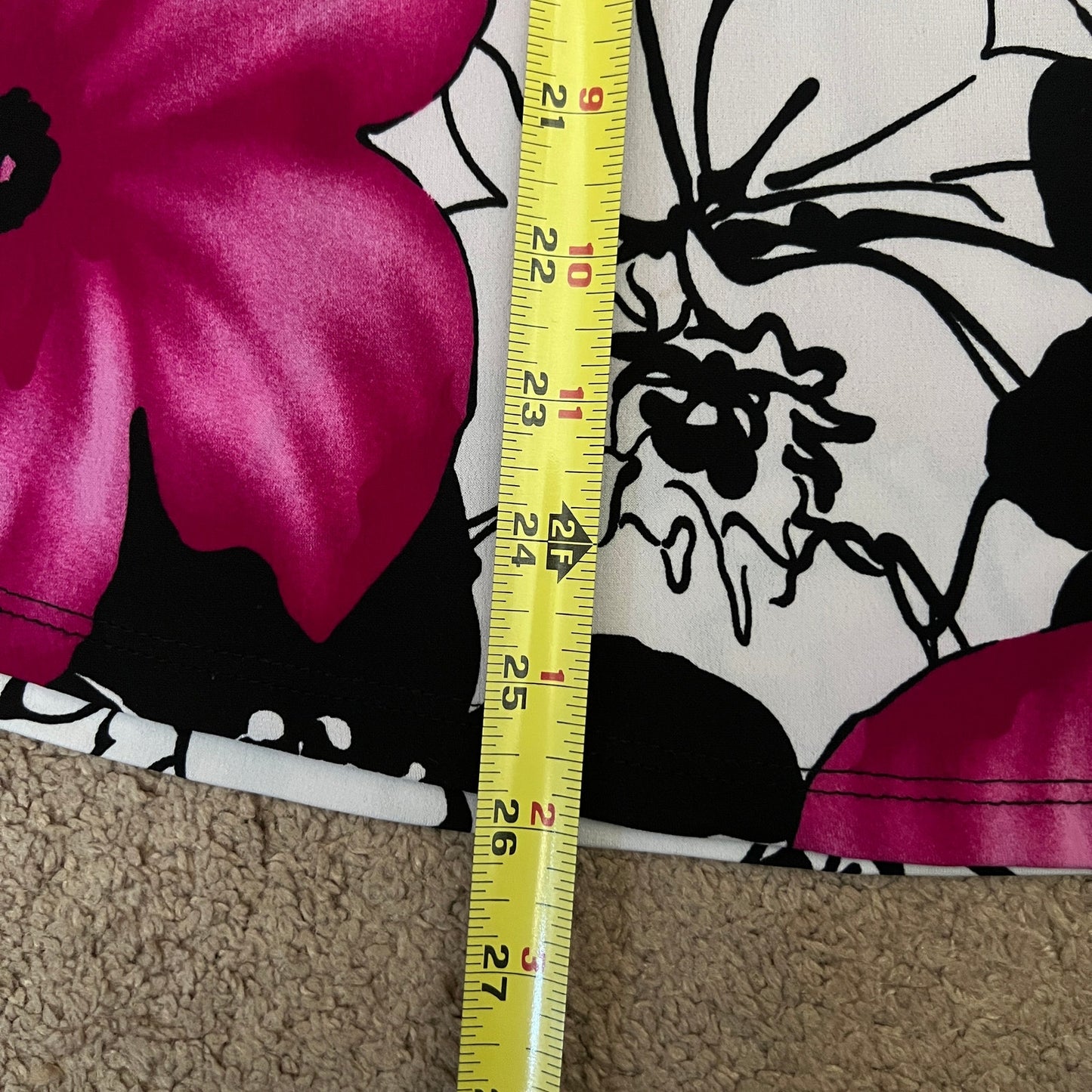 Vtg Y2K Babydoll Halter Dress Size S Black Pink Floral Slinky Feminine Fairy Resort