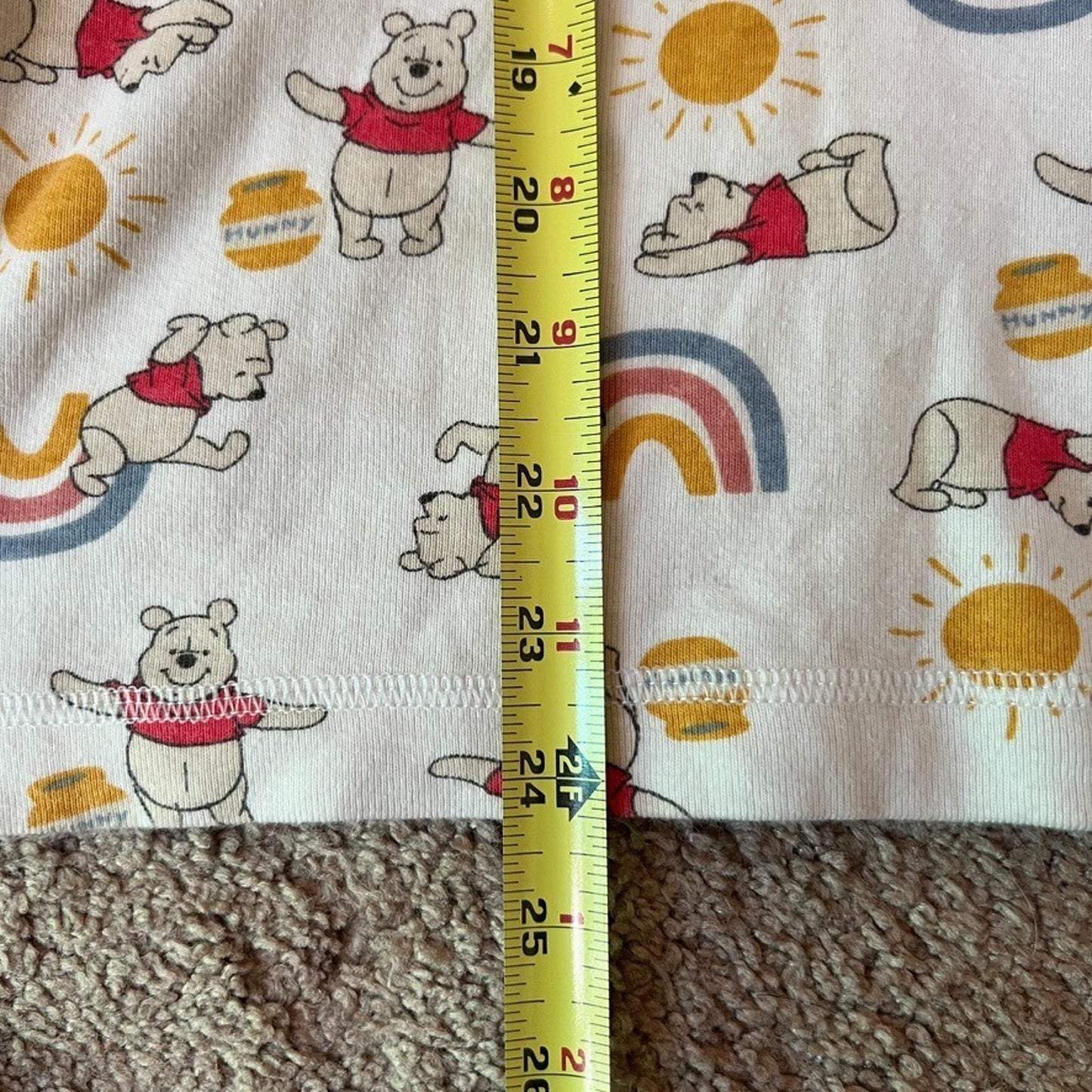 Hanna Andersson x Disney Winnie The Pooh Pajama Shirt S Organic Cotton Retro Fun