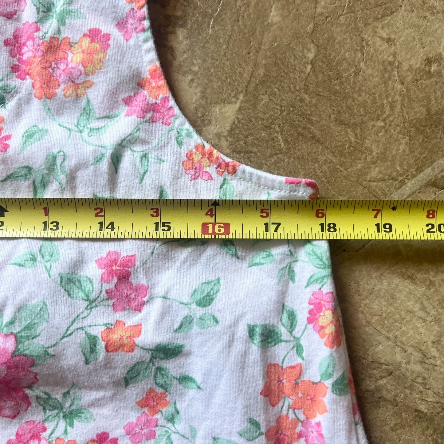 Aria Womens Nightgown Dress Size S Multi-color Floral Lace