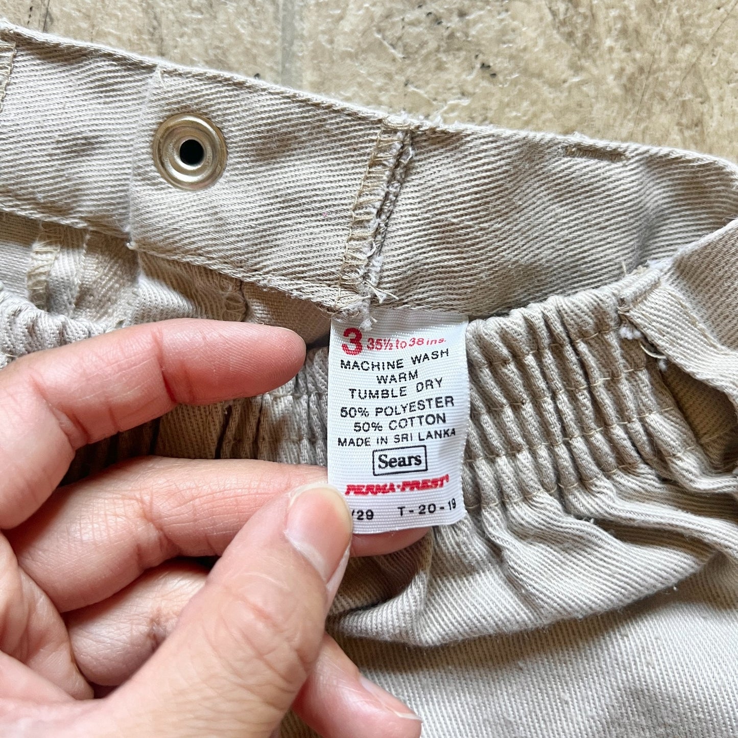Vtg 70s Sears Toddler Shorts Set of 2 3T Key Chain Holder Preppy Utility Outdoor