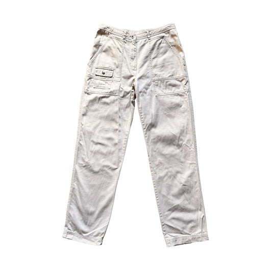 Vtg 90s Lauren Ralph Lauren Cargo Pants 6 Outdoor Utility Classic Minimalist