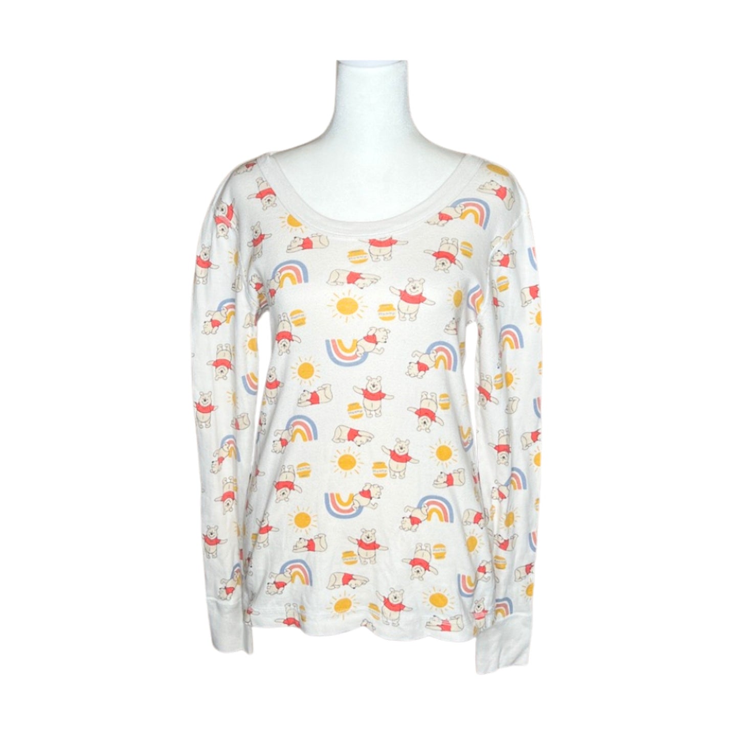 Hanna Andersson x Disney Winnie The Pooh Pajama Shirt S Organic Cotton Retro Fun
