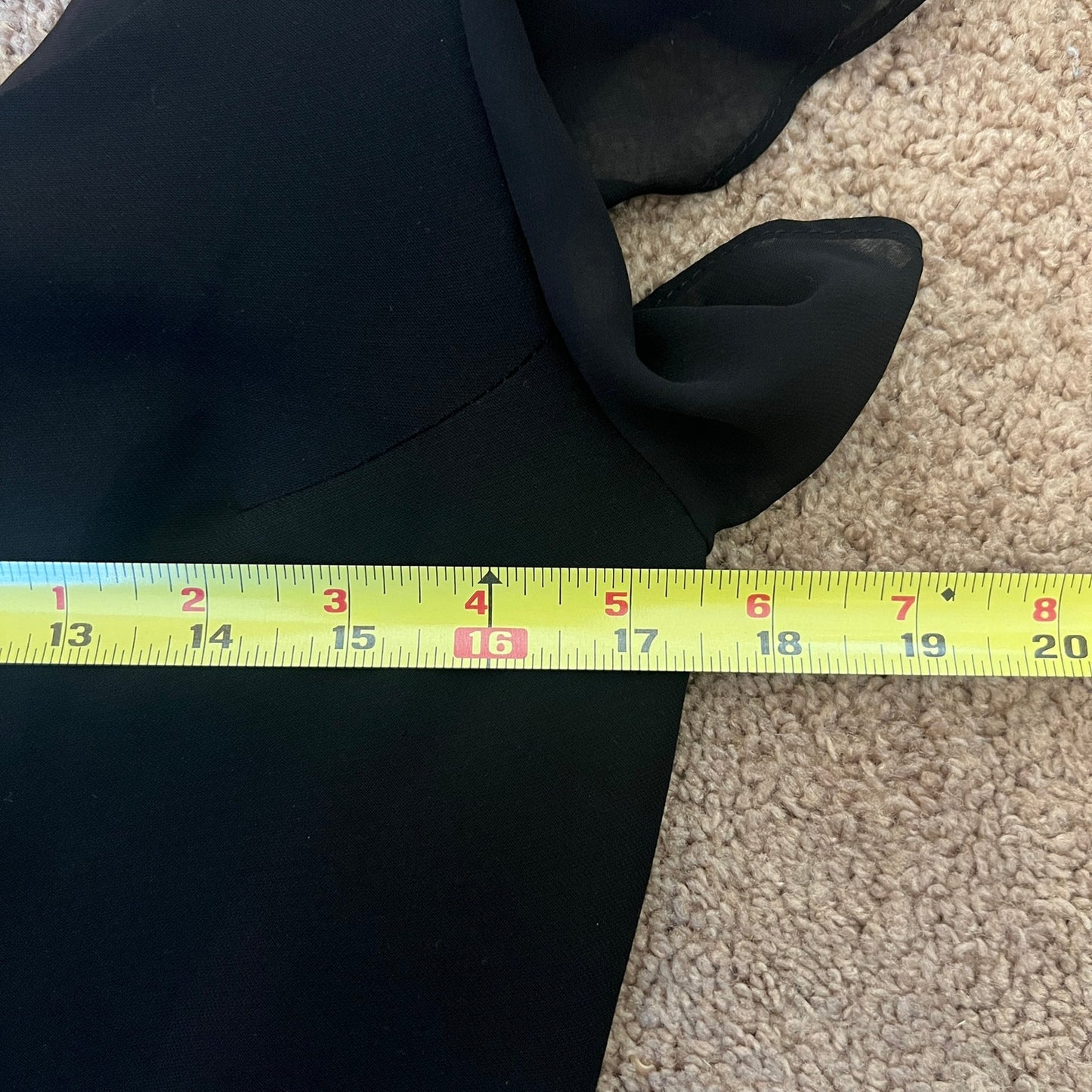 Vtg 90s SL Fashions Hankerchief Dress 12 Black Beaded Fairy Witchy Formal NYE Cocktail