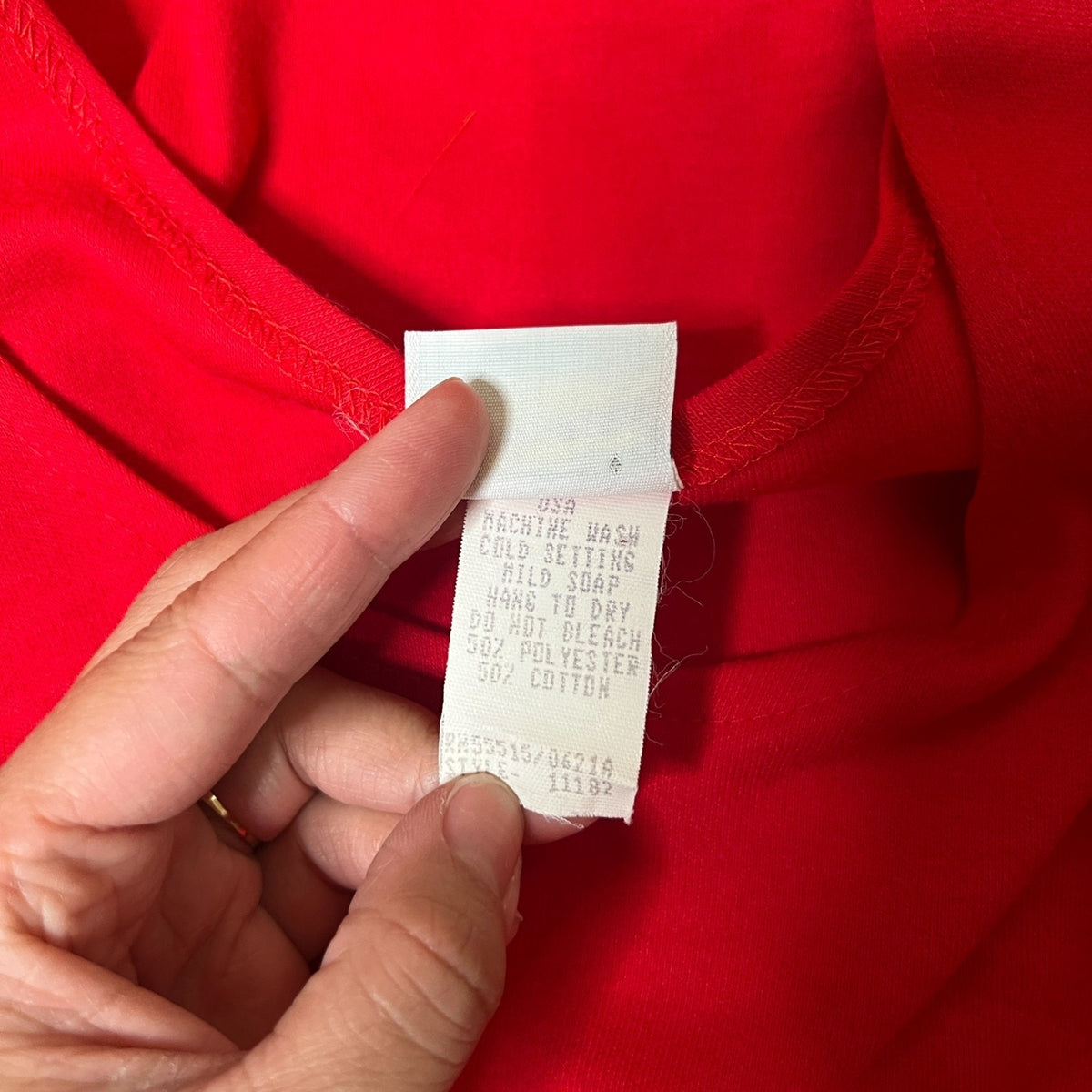 Vintage 80s Oops California Midi Dress Tomato Red Drop Waist Whimsical Romantic