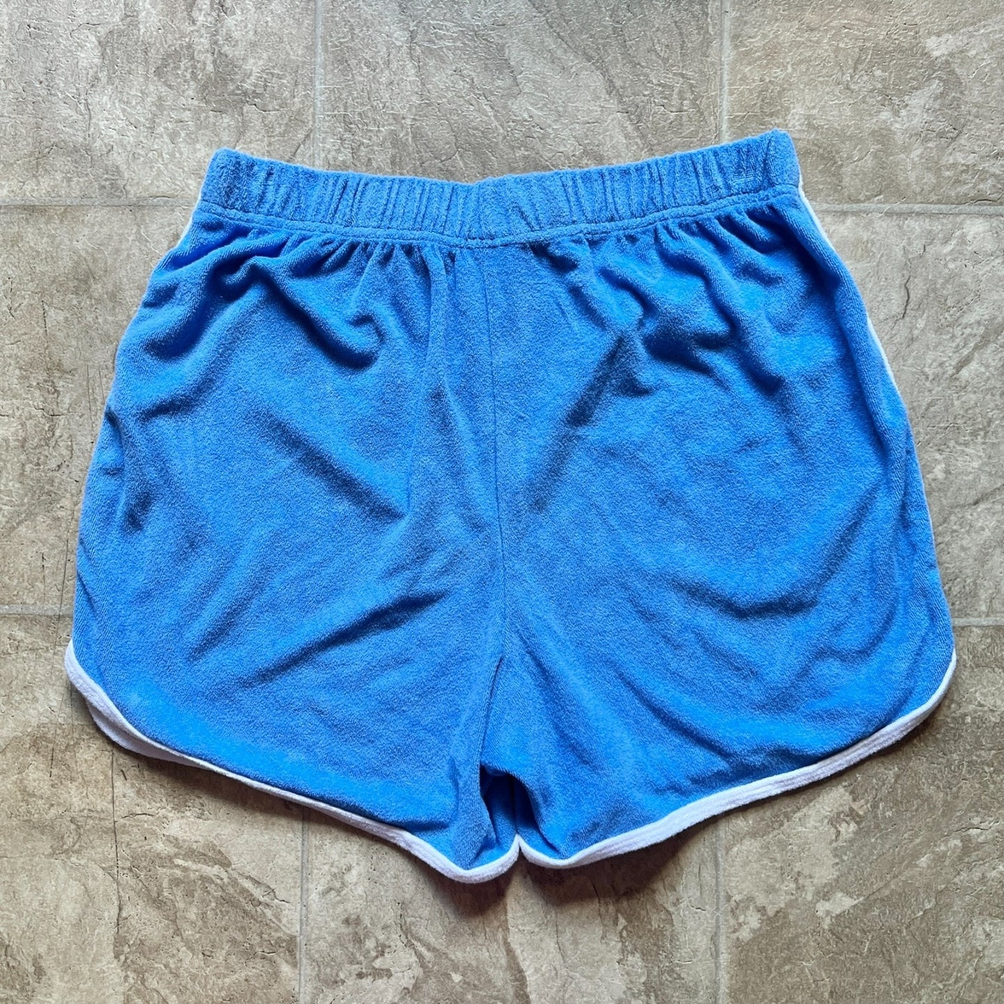 Seven Apparel Terrycloth Athletic Shorts Y2K Sporty Gym Workout Beachy Preppy