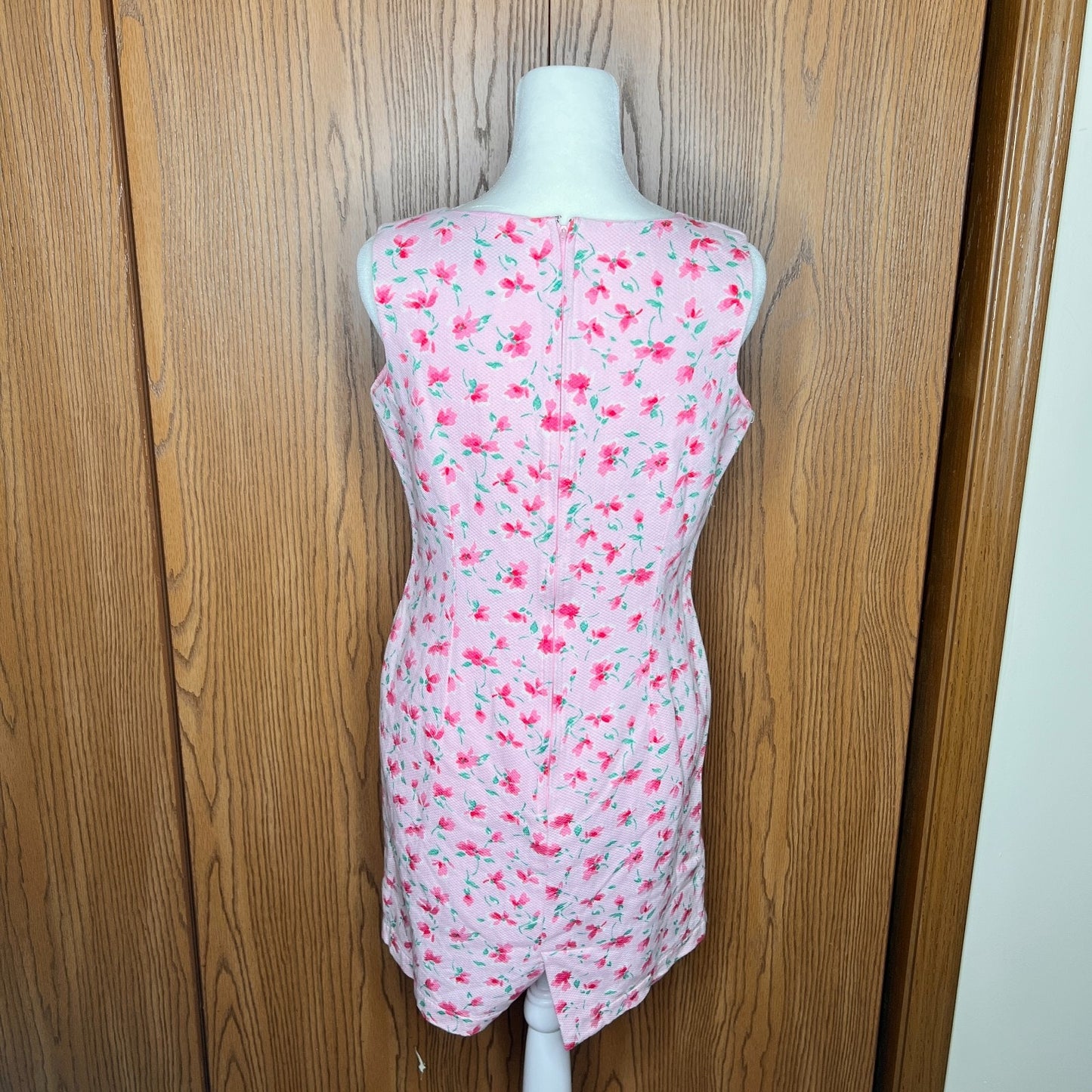 Vtg 90s Victoria Holley Floral Dress 6P Feminine Soft Girl Coquette Whimsical