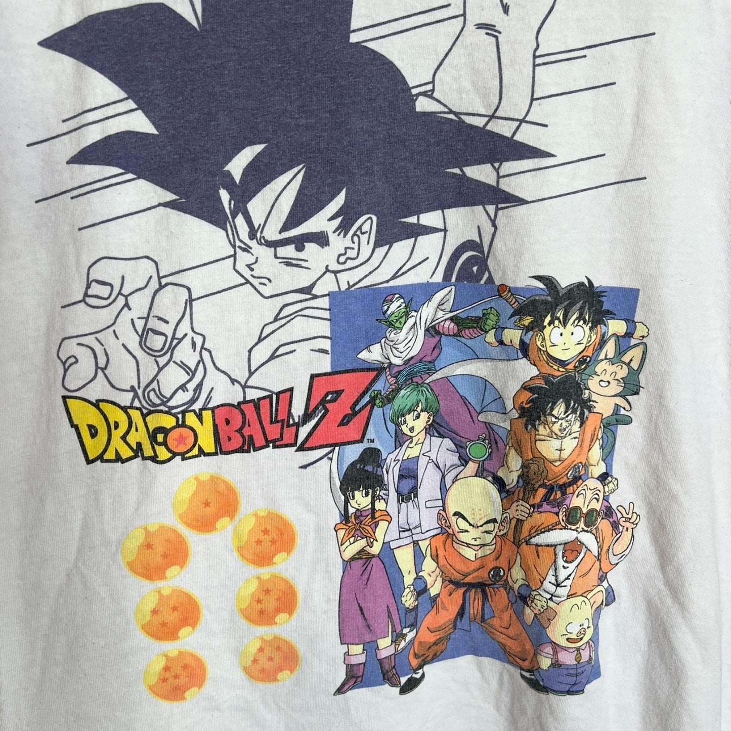 Dragon Ball Z Goku Mens Long Sleeve L Multi-color Graphic Print Anime Nostalgic