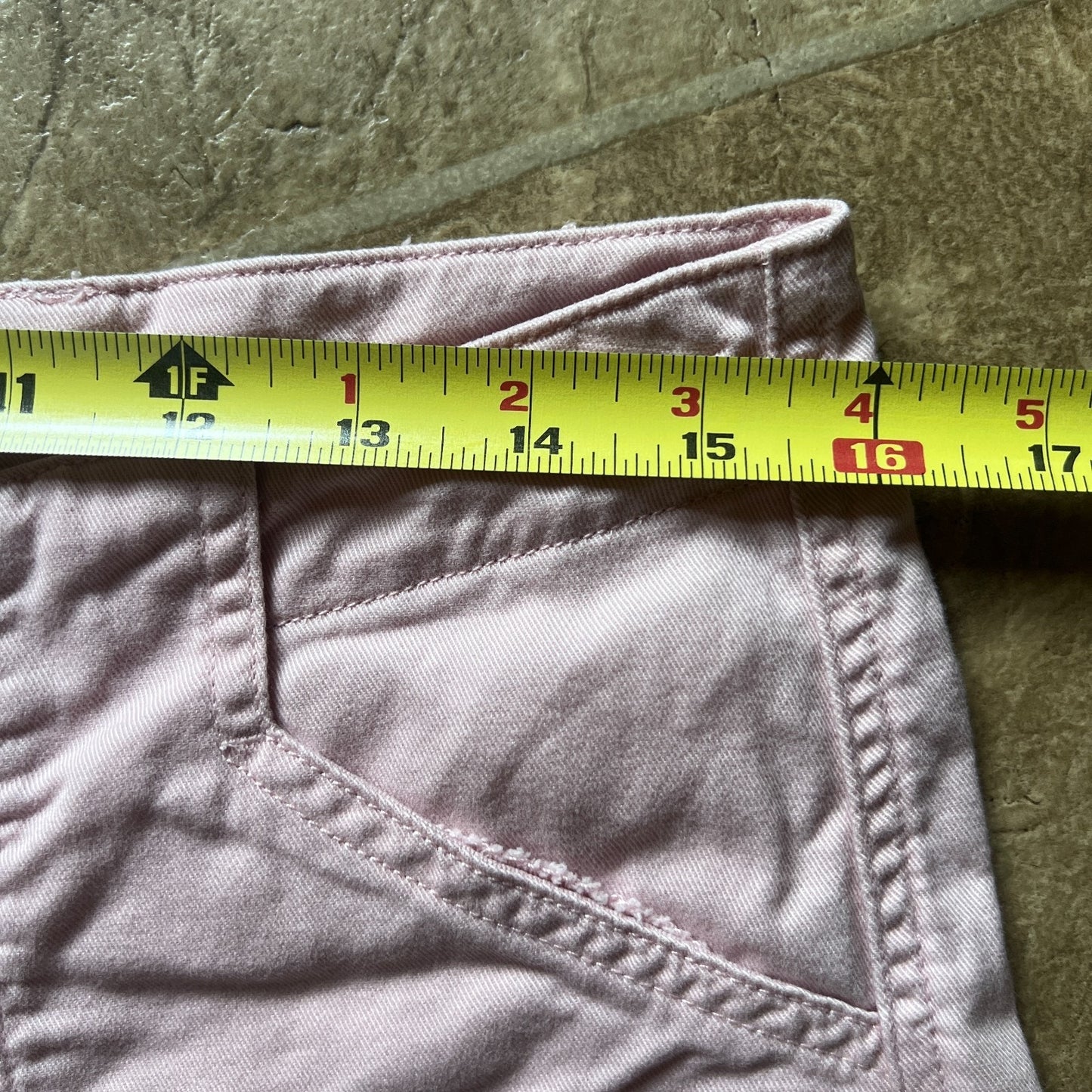 Vtg Y2K Op Pink Denim Shorts 9 Beachy Surf Coconut Girl Summer Festival Classic