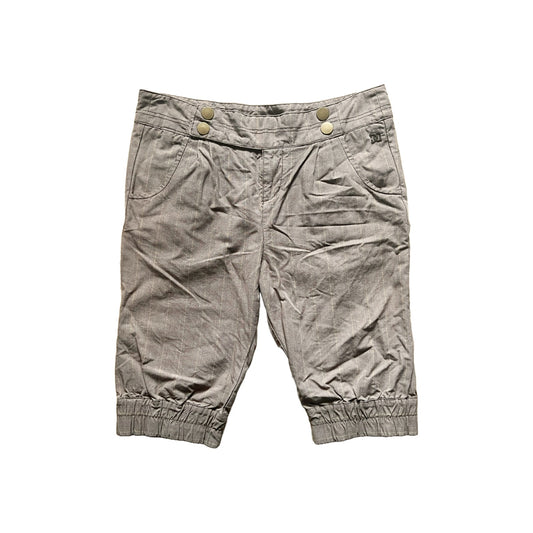 Vintage Y2K DC Womens Plaid Shorts Size 31 Brown Low Rise