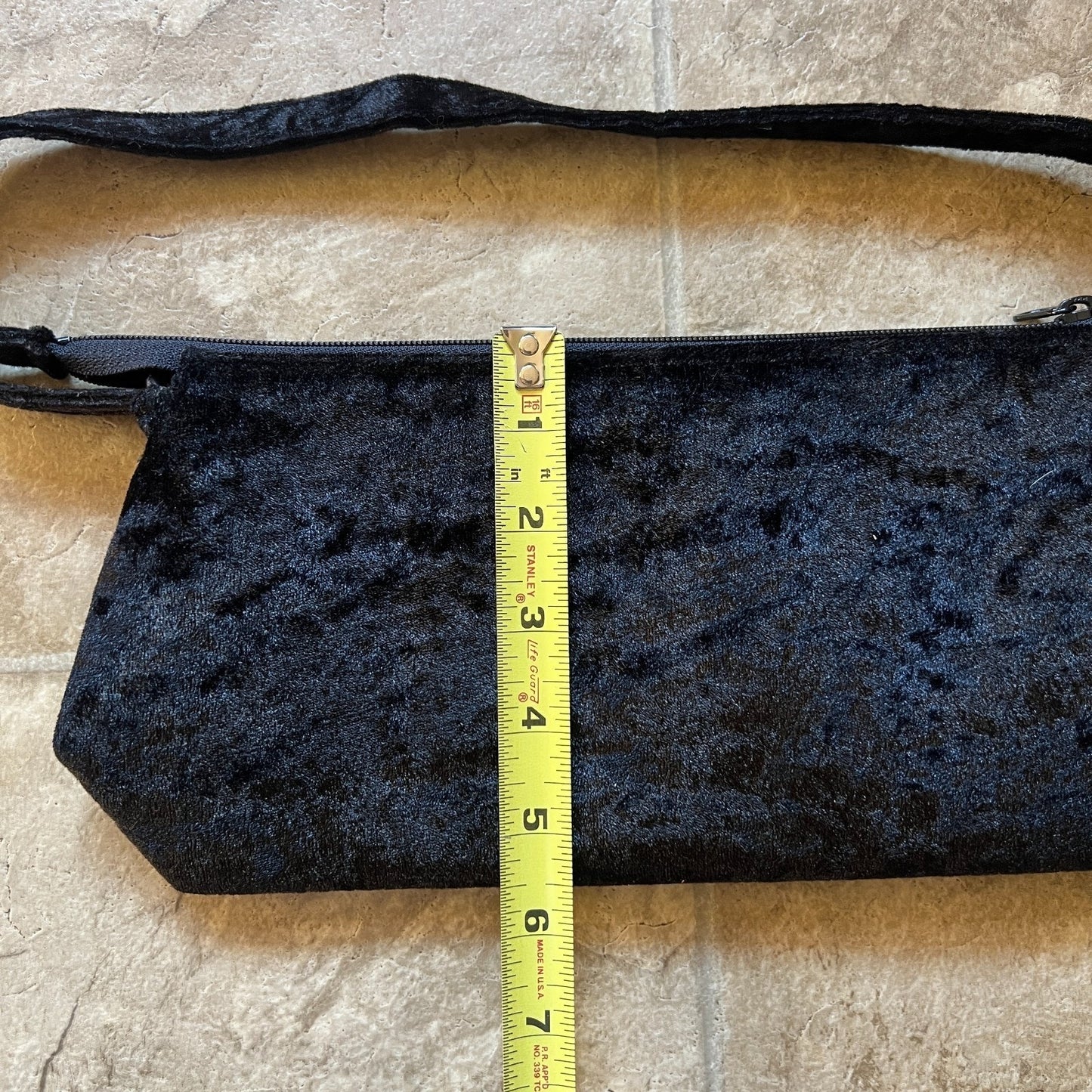 Vtg Y2K Velvet Purse Blue Rhinestones Fairy Goth Whimsigoth Formal Evening Glam