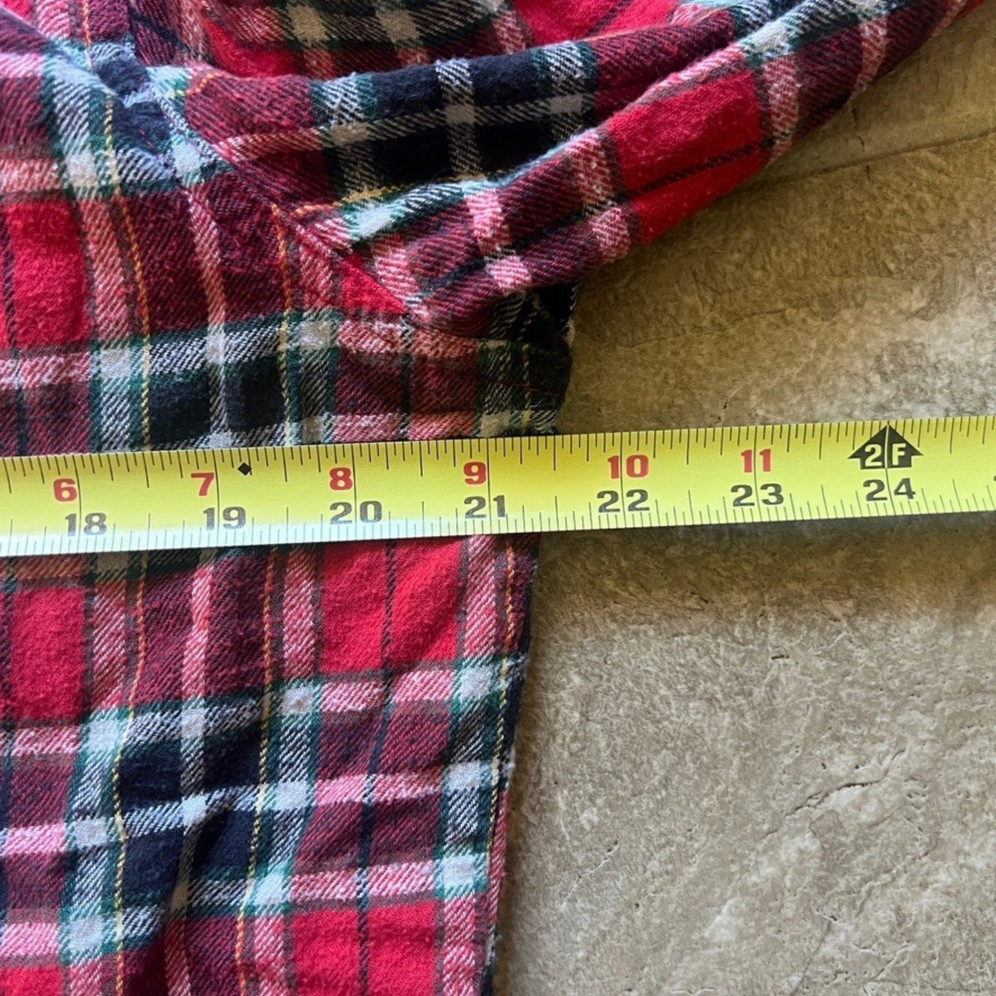 Vintage 90s Wrangler Mens Flannel Shirt Size L Red Plaid Pearl Snap Buttons Western Country