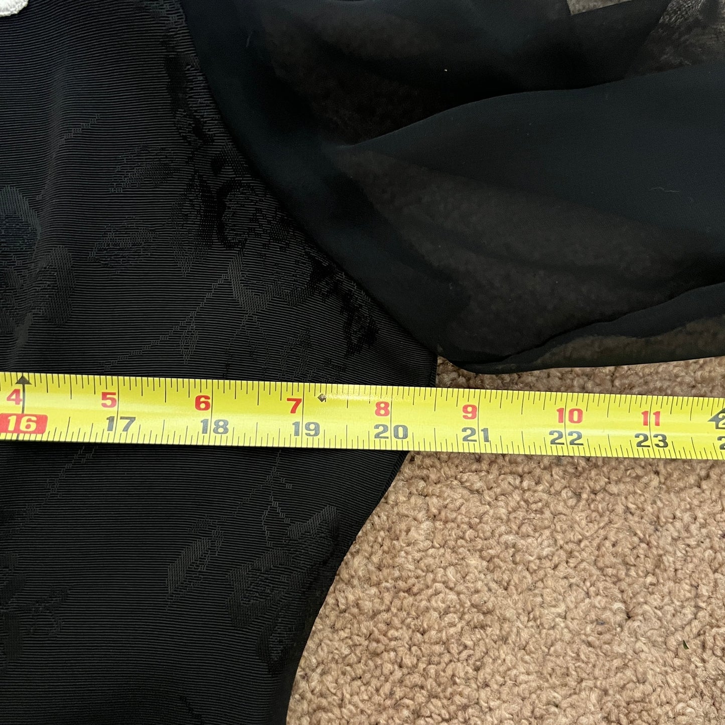 Vtg 80s Petite Perceptions Womens Blouse 12 Black White Sheer Sleeves Pearl Buttons Goth Victorian Holiday