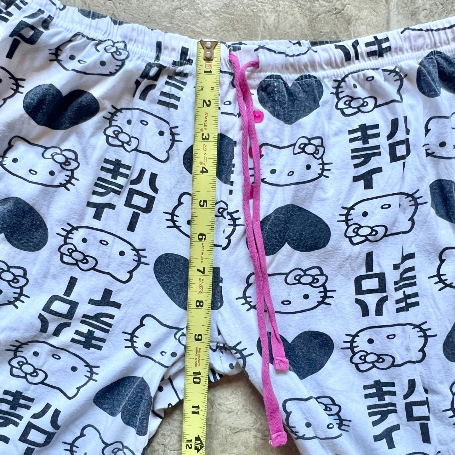 Hello Kitty Pajama Pants All Over Print Japanese Y2K Kawaii Nostalgic Feminine