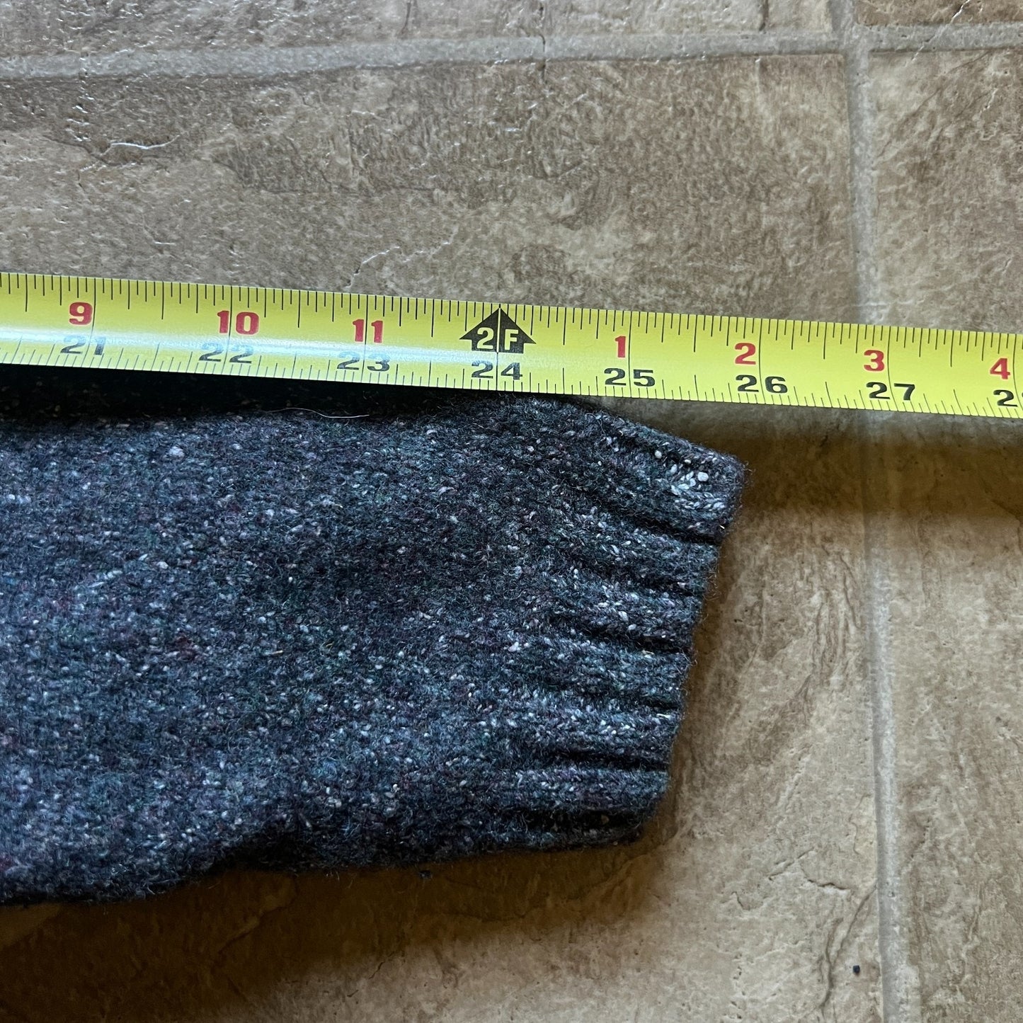 Vintage 90s Guy Risoldi Mens Sweater Lambswool Silk Blend Charcoal Gray Grandpa MInimalist