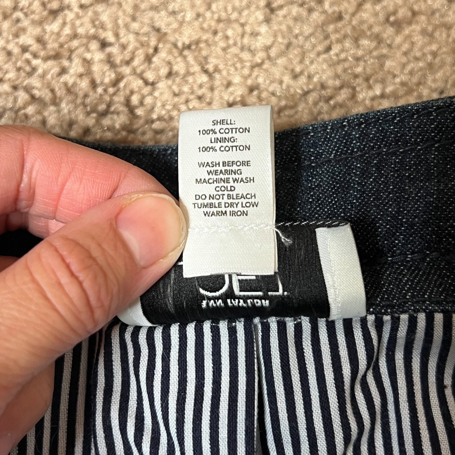 Ann Taylor Denim Ruffled Jacket Size 2P Y2K Office Siren Preppy Feminine Classic Formal