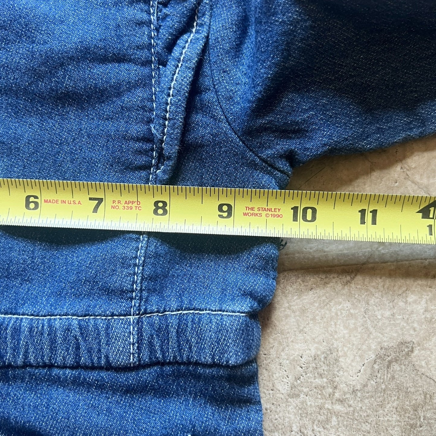 Carhartt Knit Denim Jumpsuit Coveralls 3 Months Classic Utility Outdoor Western